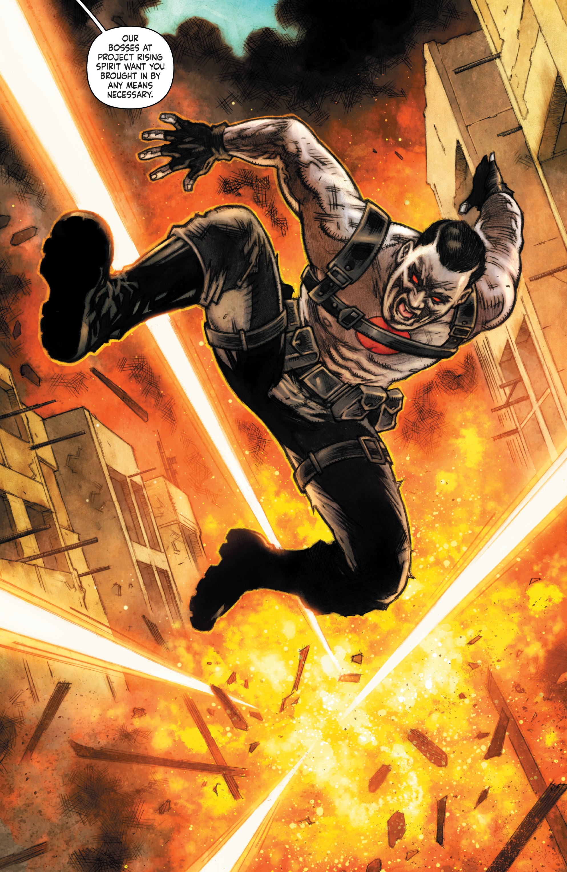 Read online Bloodshot Rising Spirit comic -  Issue #5 - 5