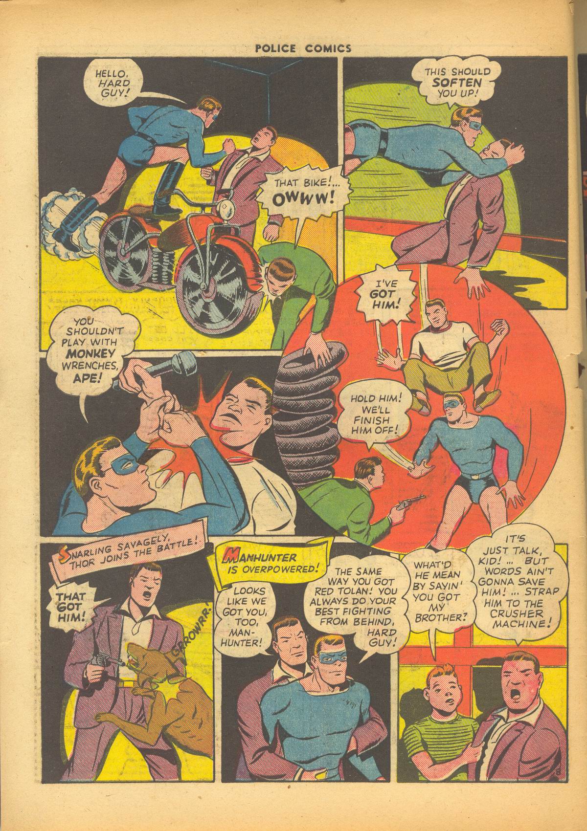 Read online Police Comics comic -  Issue #28 - 56