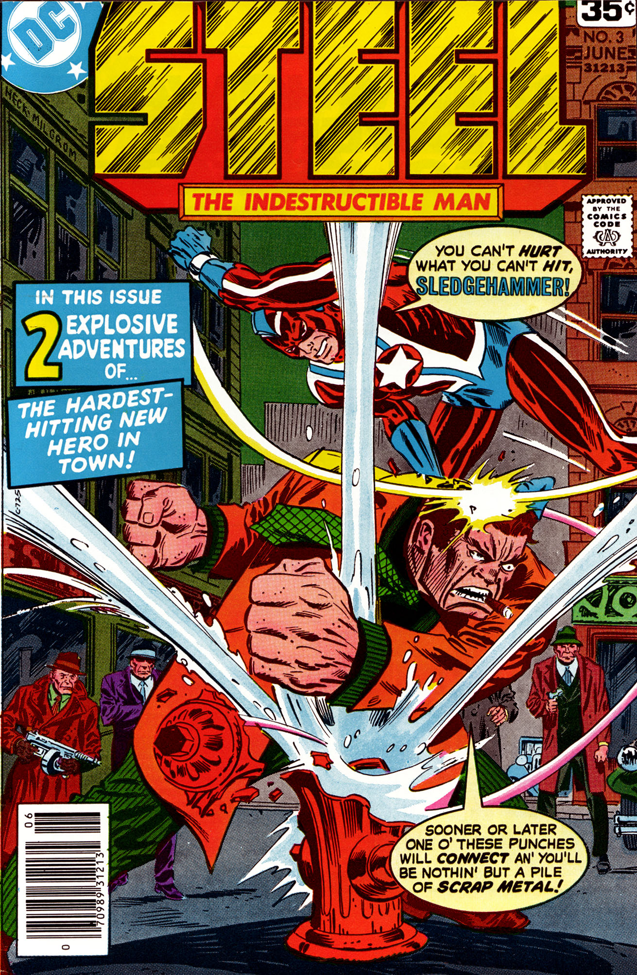Read online Steel, The Indestructible Man comic -  Issue #3 - 1