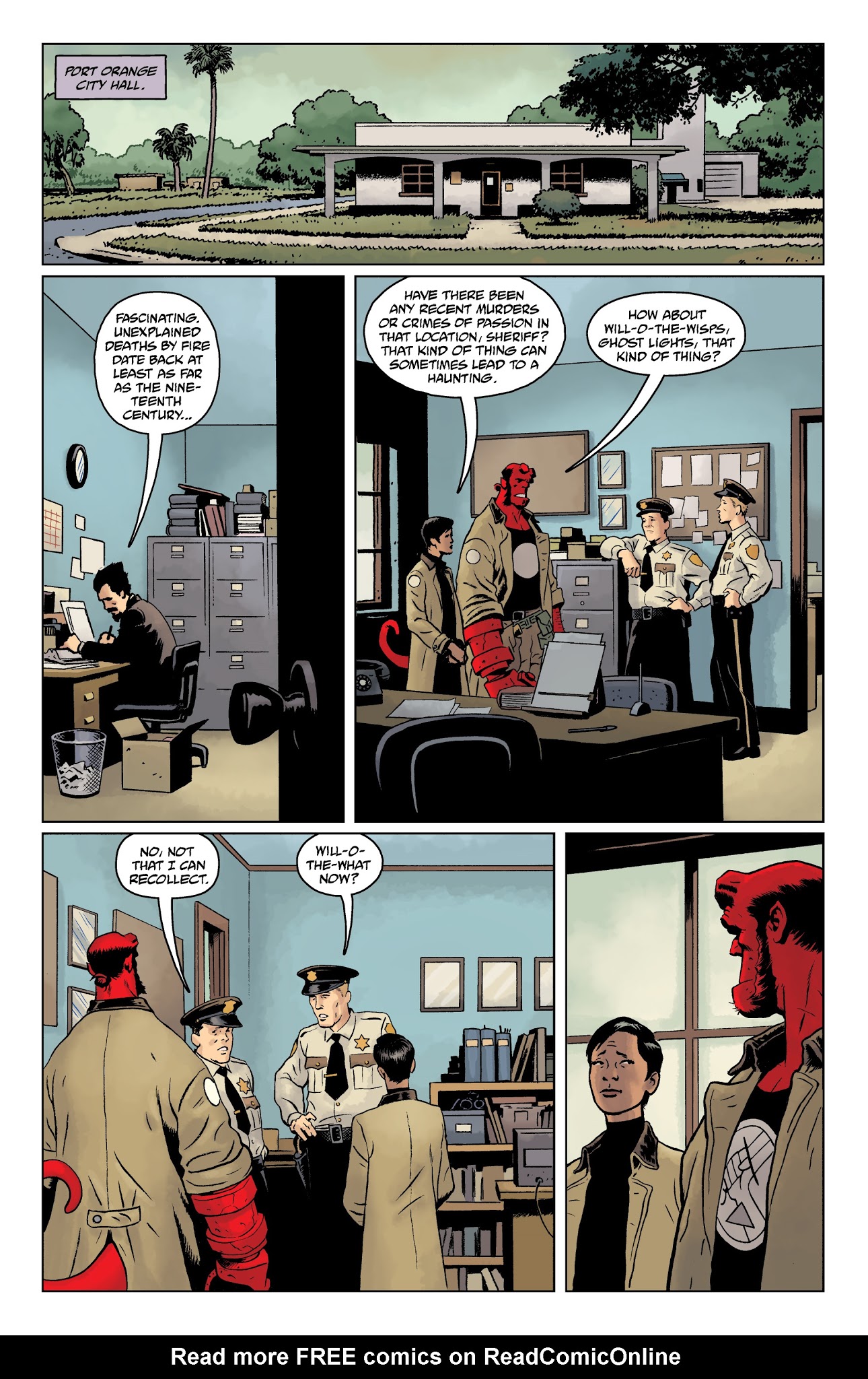 Read online Hellboy and the B.P.R.D.: 1955--Burning Season comic -  Issue # Full - 11