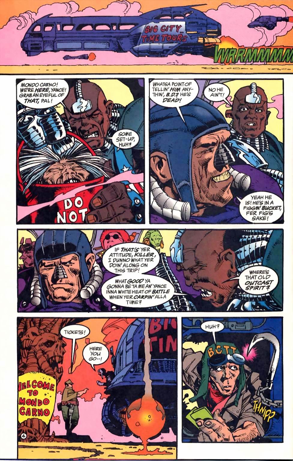 Read online Lobo: Unamerican Gladiators comic -  Issue #1 - 5