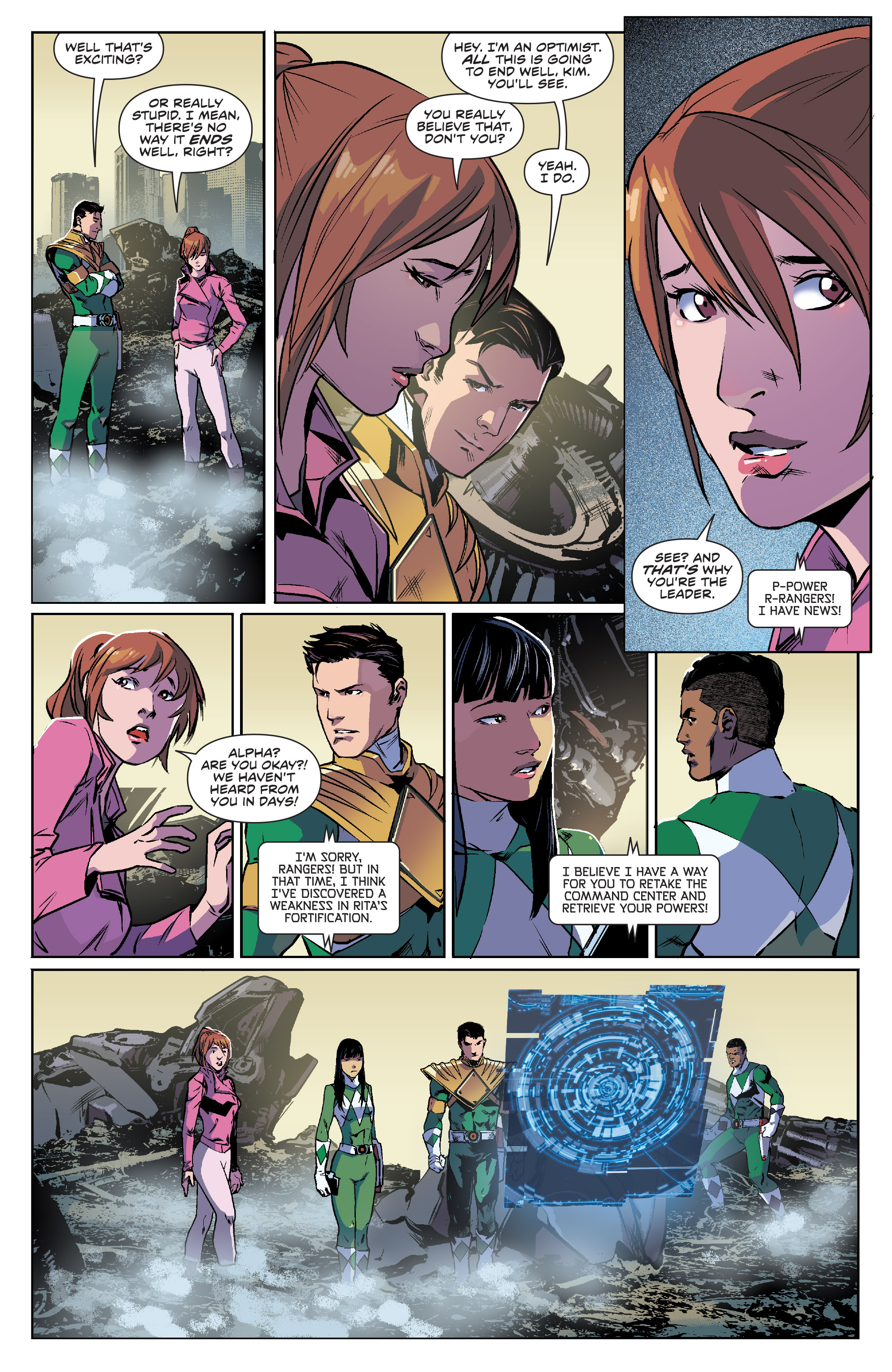 Read online Mighty Morphin Power Rangers comic -  Issue #13 - 16
