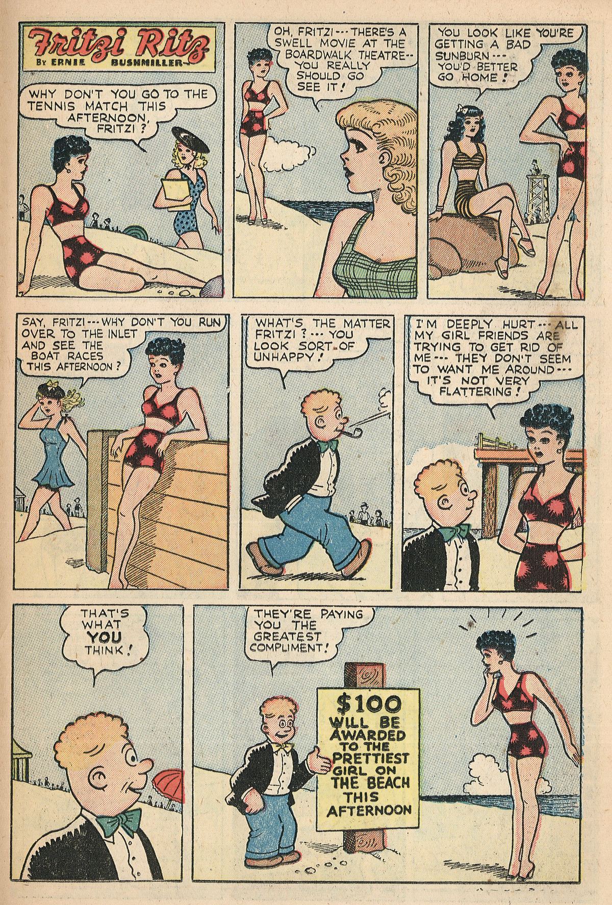 Read online Fritzi Ritz (1948) comic -  Issue #5 - 23