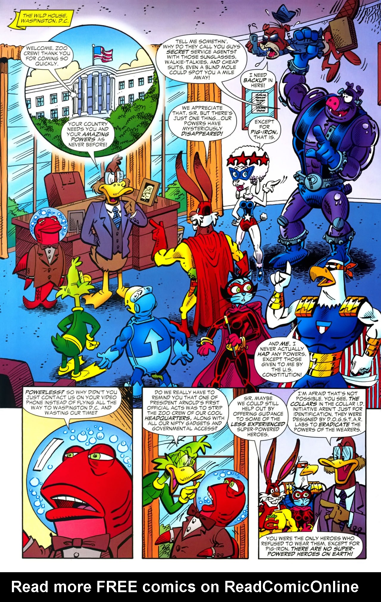 Read online Captain Carrot and the Final Ark comic -  Issue #3 - 5