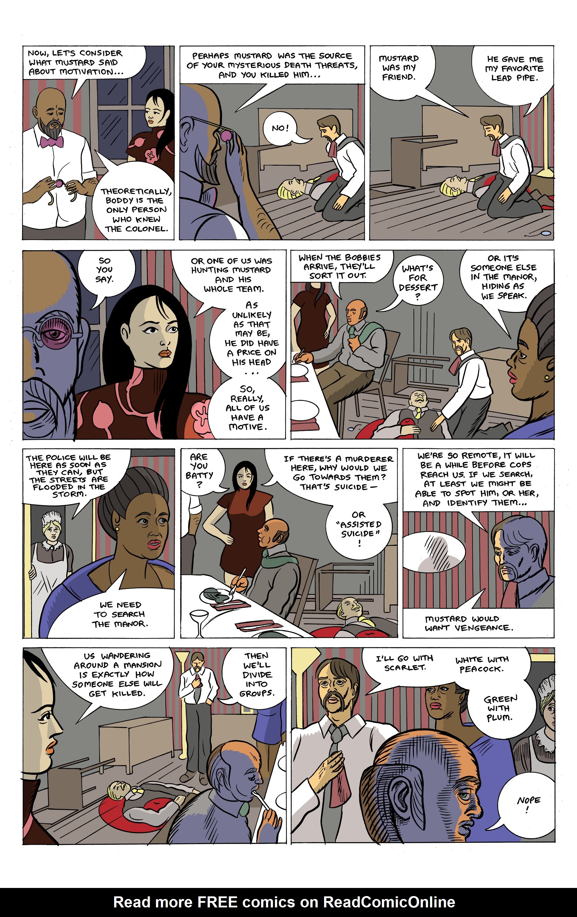 Read online Clue: Candlestick comic -  Issue #1 - 16
