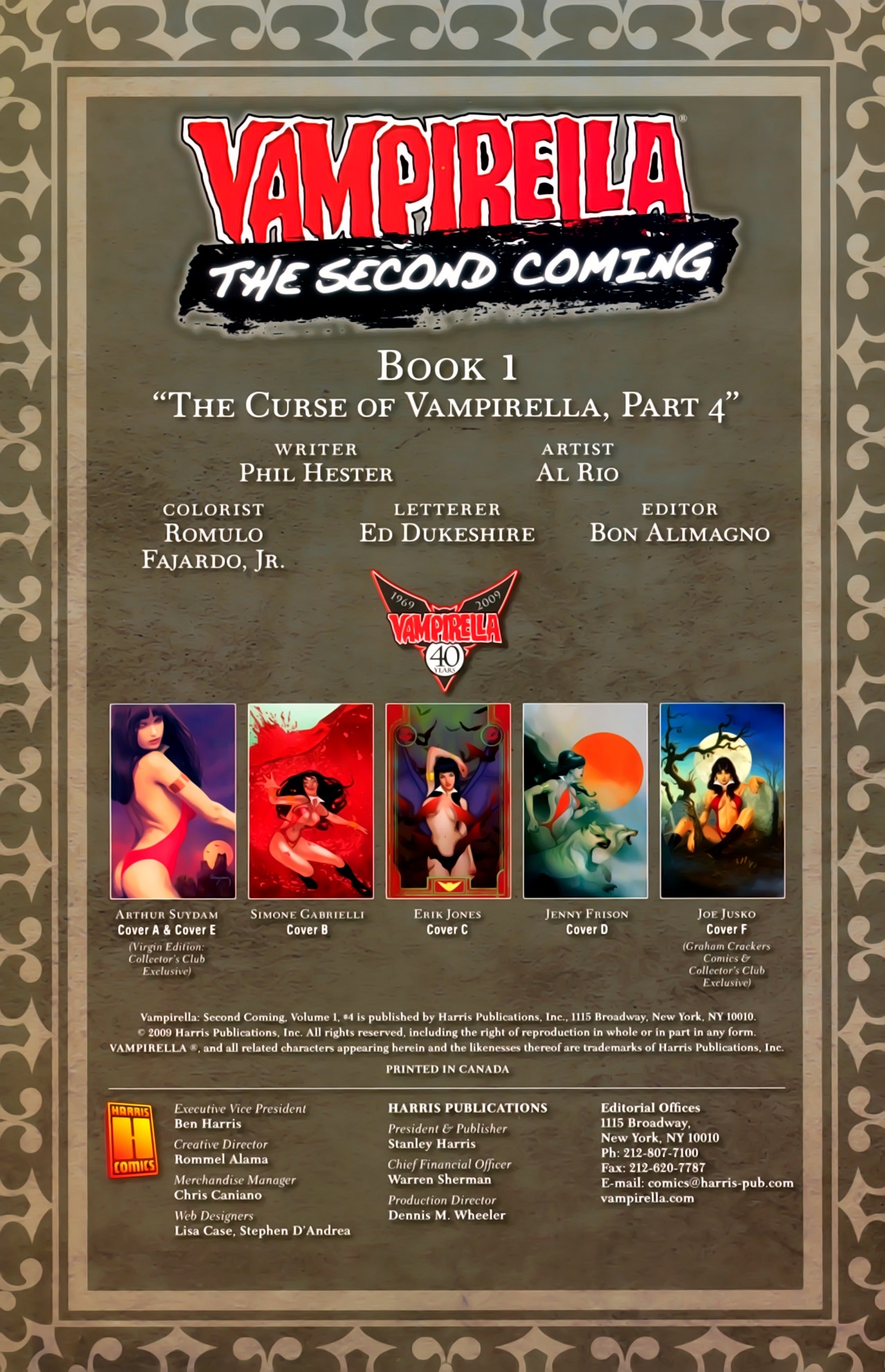 Read online Vampirella: Second Coming comic -  Issue #4 - 2
