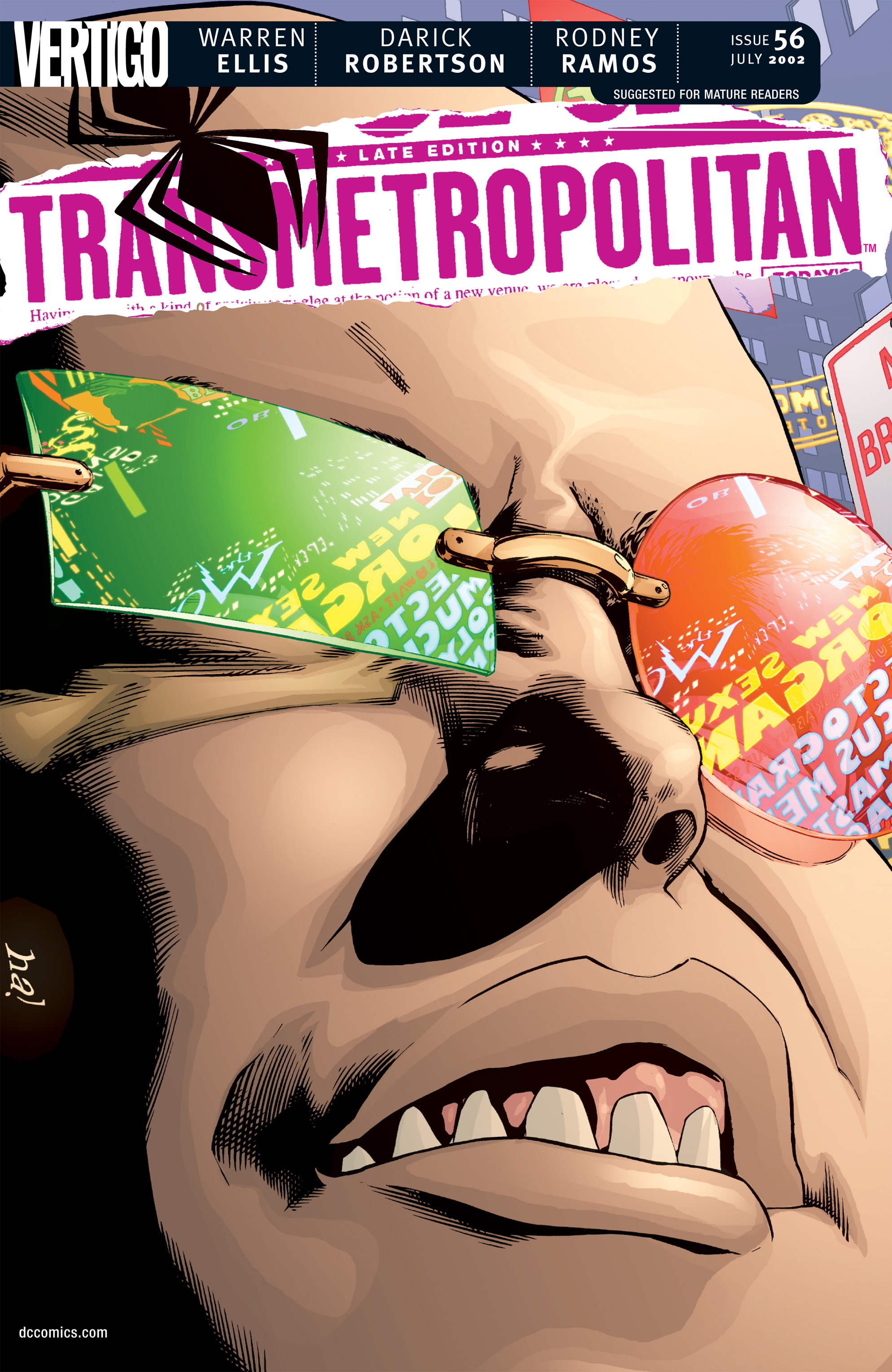 Read online Transmetropolitan comic -  Issue #56 - 1