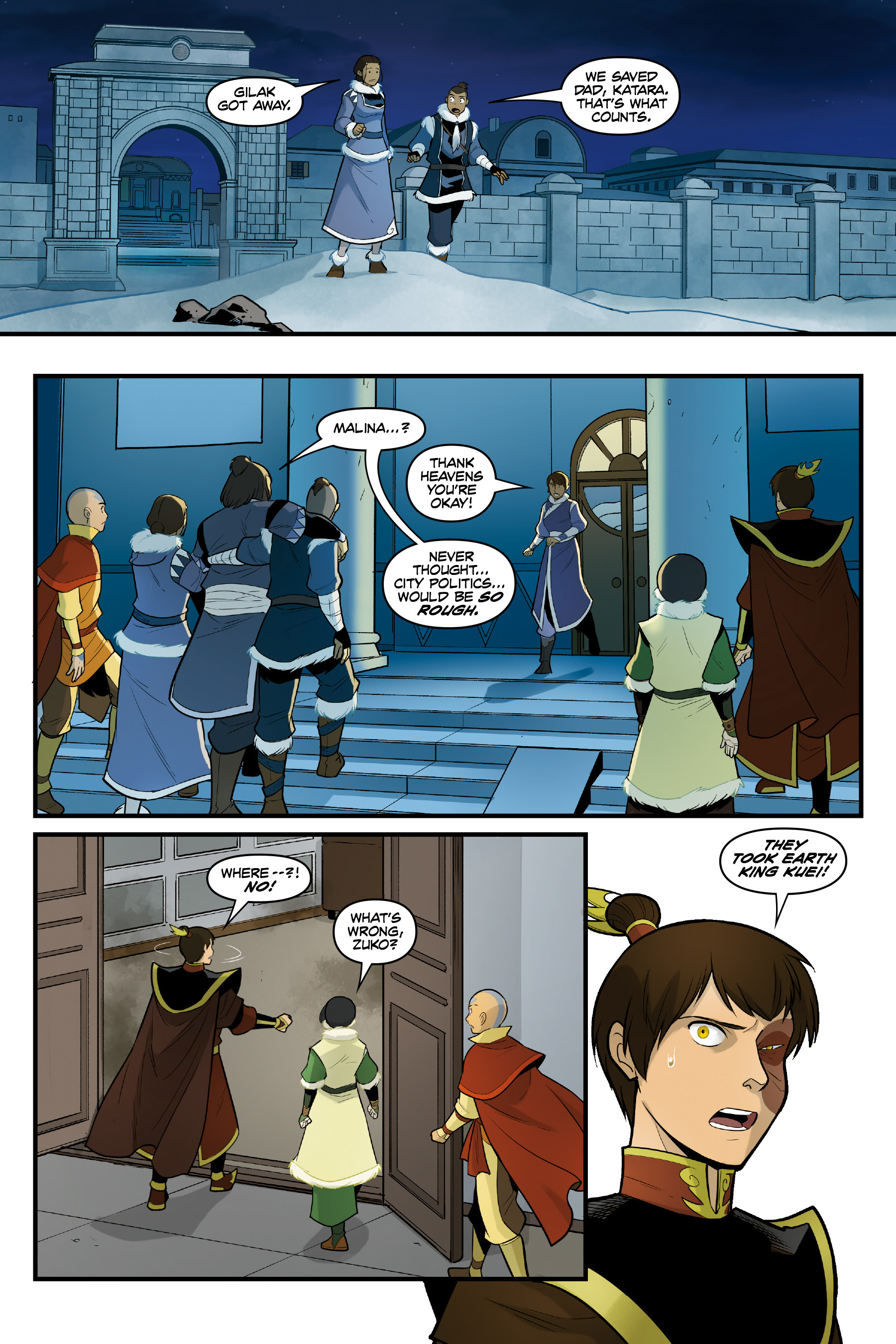 Read online Nickelodeon Avatar: The Last Airbender - North and South comic -  Issue #3 - 39