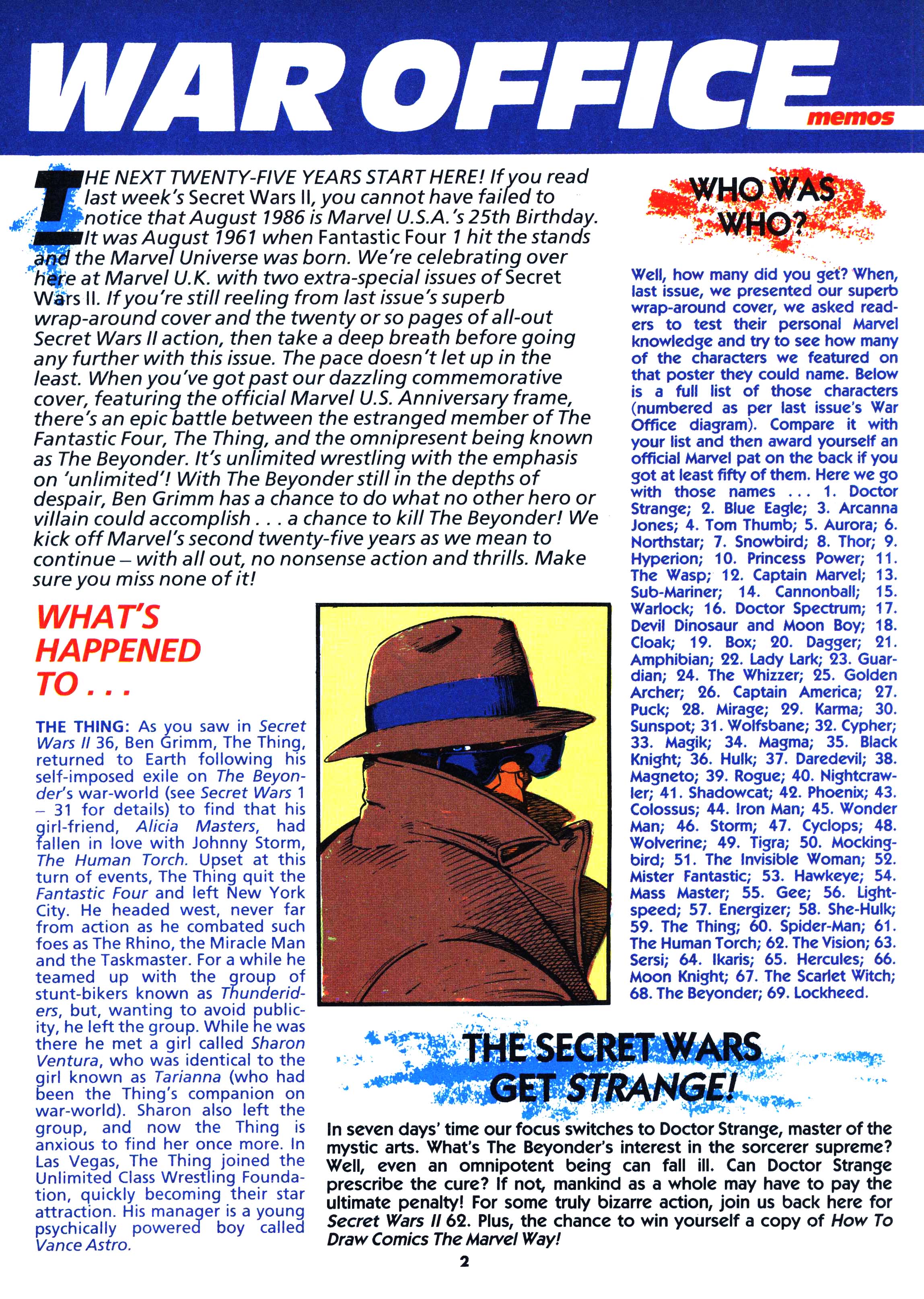 Read online Secret Wars (1985) comic -  Issue #61 - 2