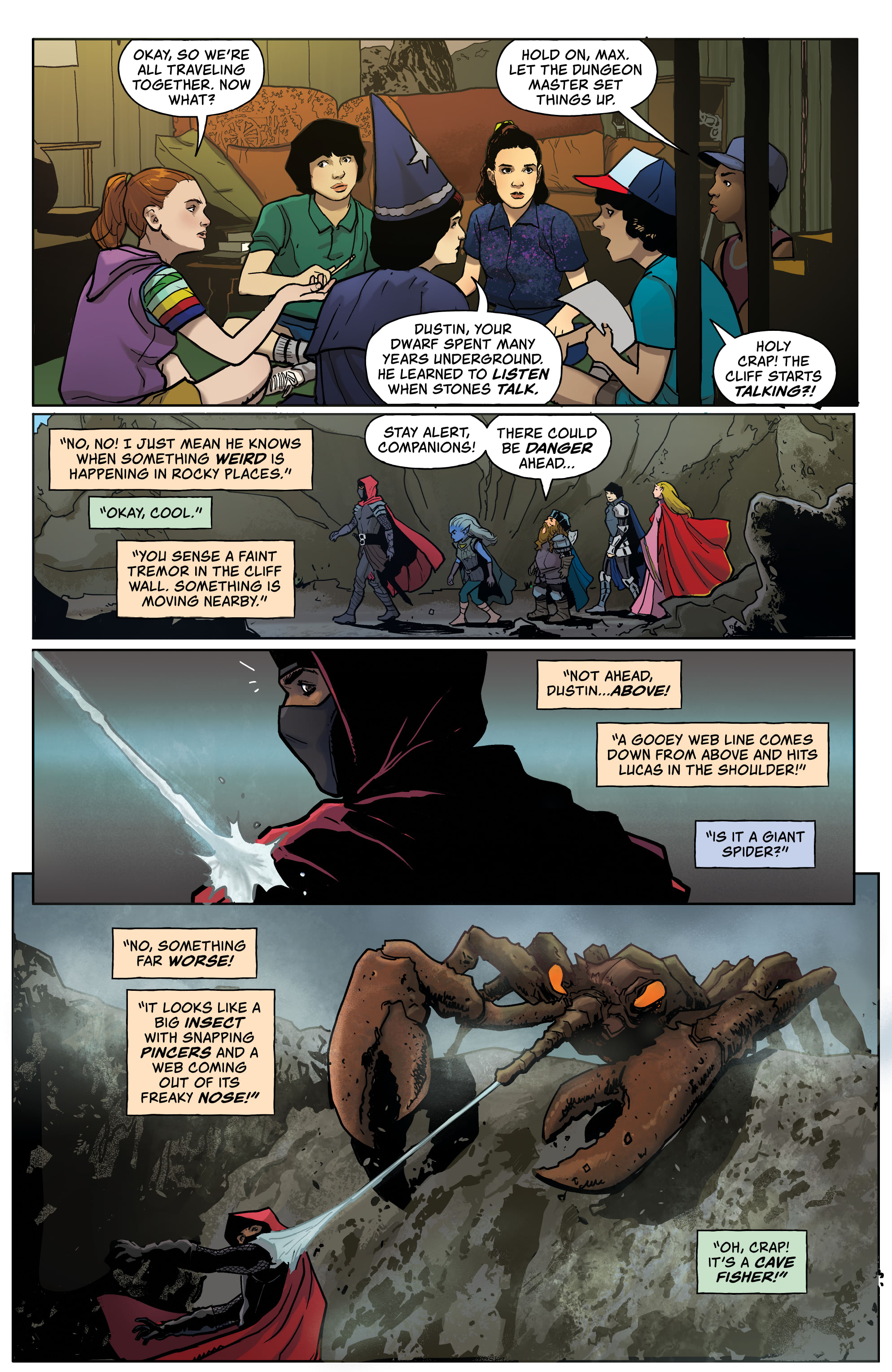Read online Stranger Things and Dungeons & Dragons comic -  Issue #3 - 9