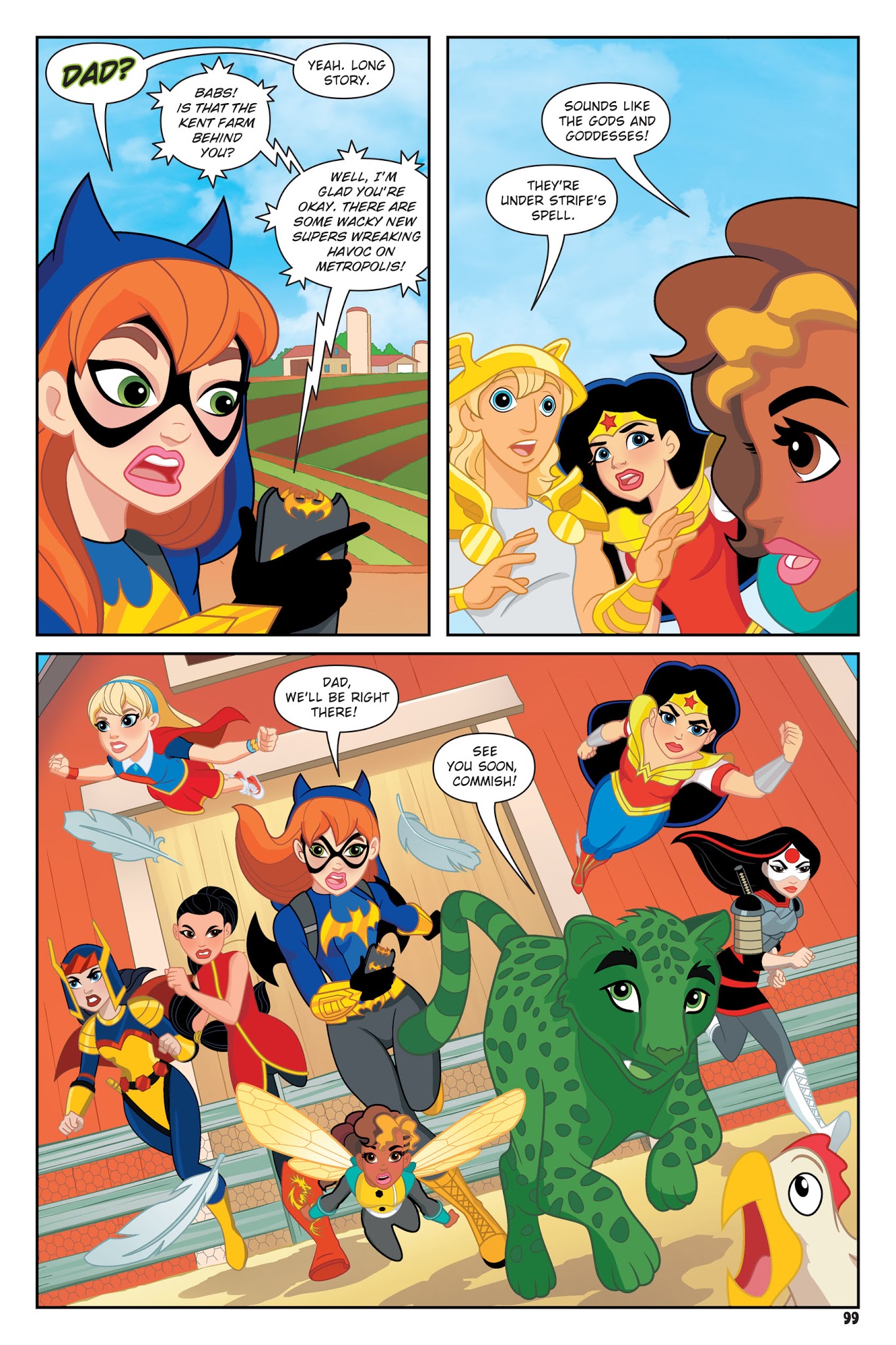 Read online DC Super Hero Girls: Summer Olympus comic -  Issue # TPB - 97