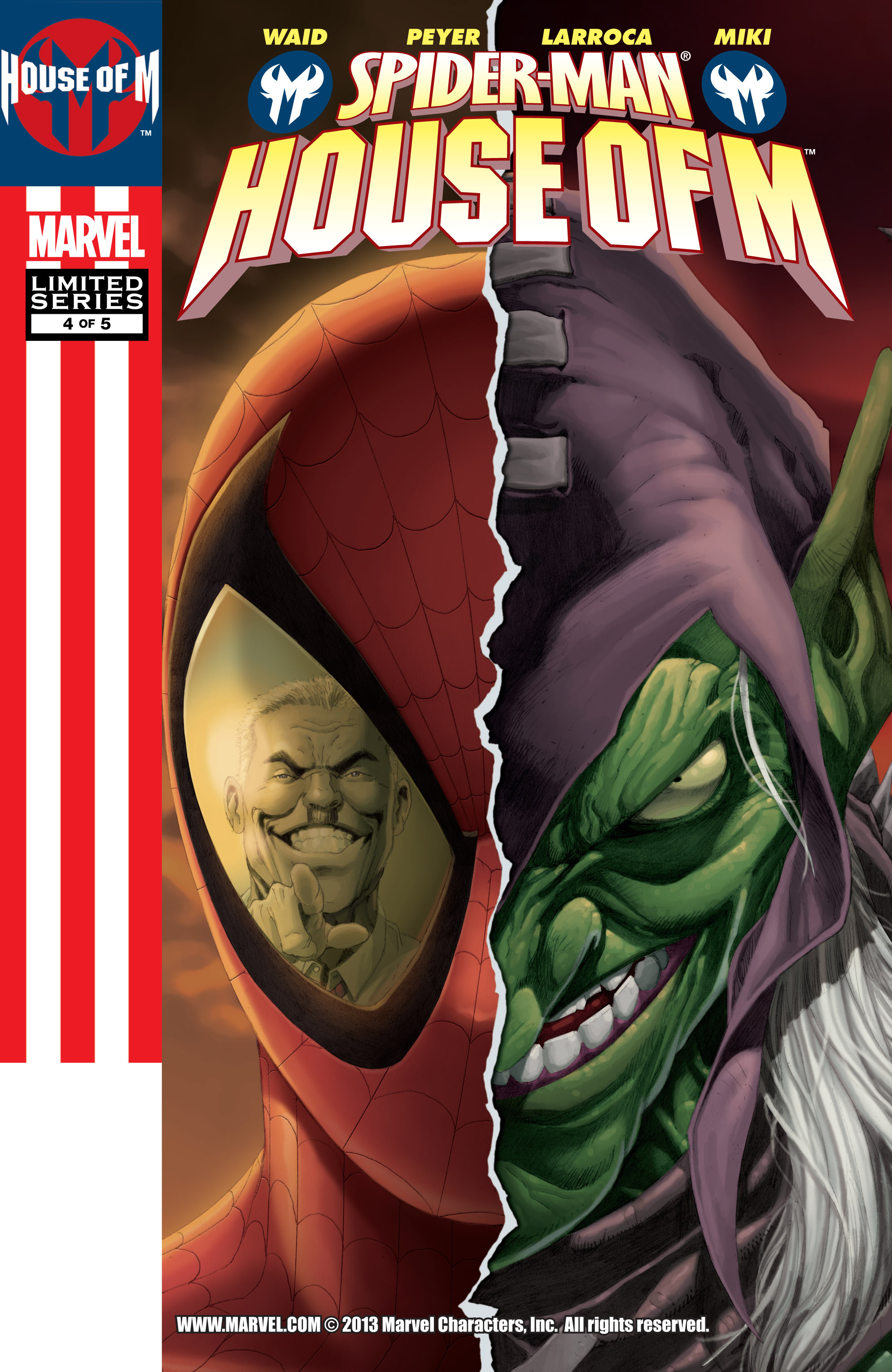 Read online Spider-Man: House of M comic -  Issue #4 - 1