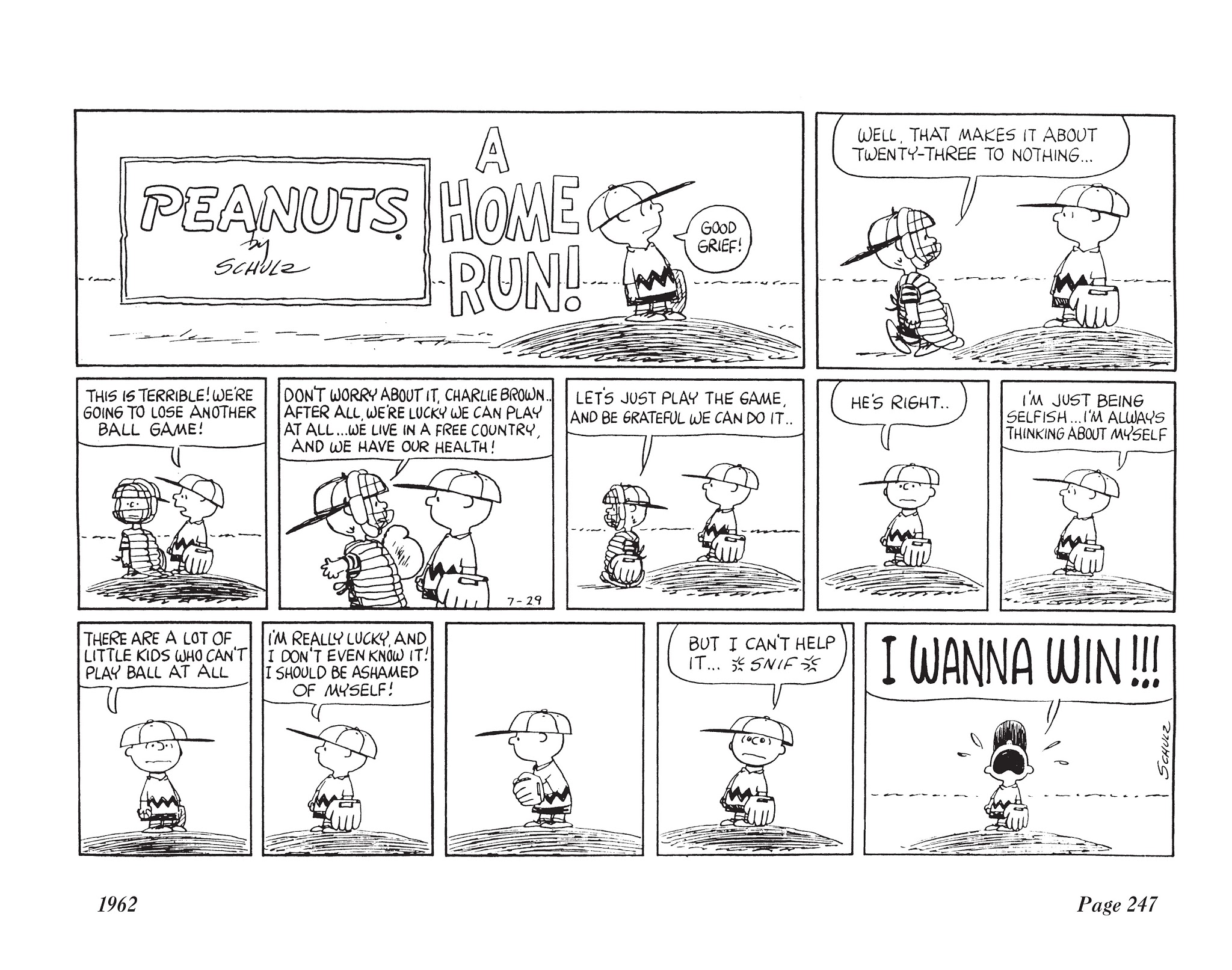 Read online The Complete Peanuts comic -  Issue # TPB 6 - 262