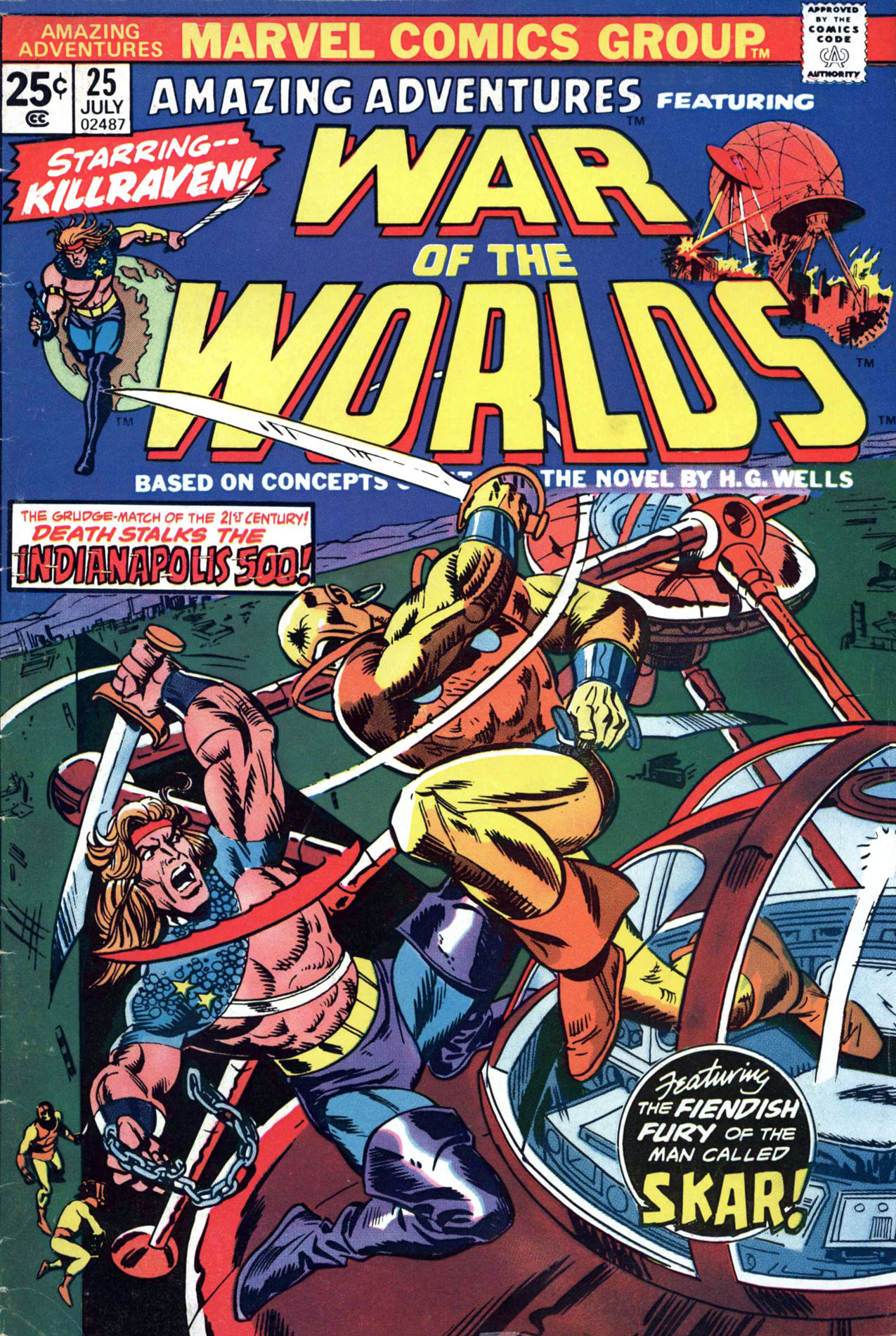 Read online Amazing Adventures (1970) comic -  Issue #25 - 1