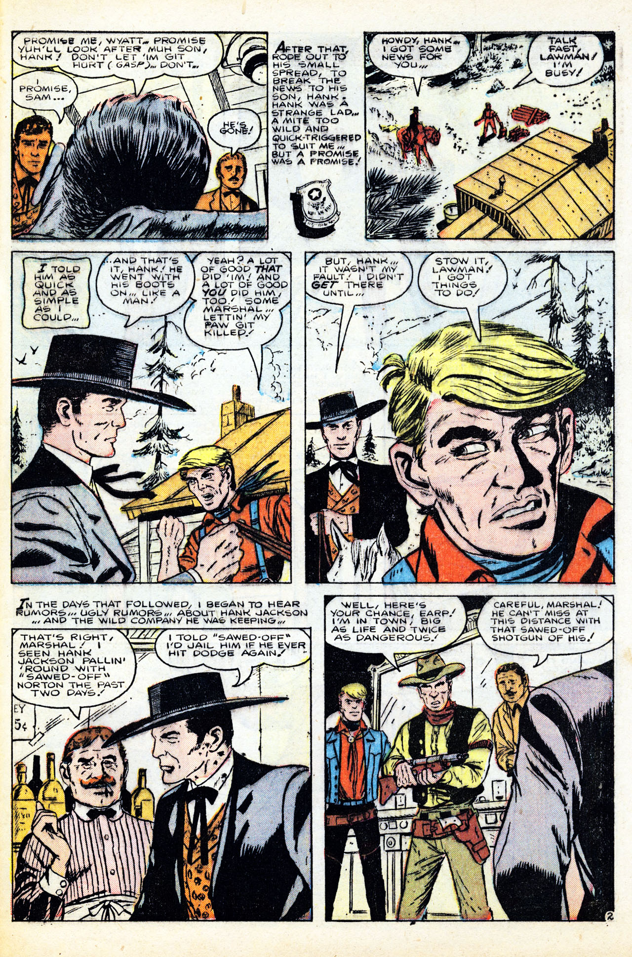 Read online Gunsmoke Western comic -  Issue #45 - 29