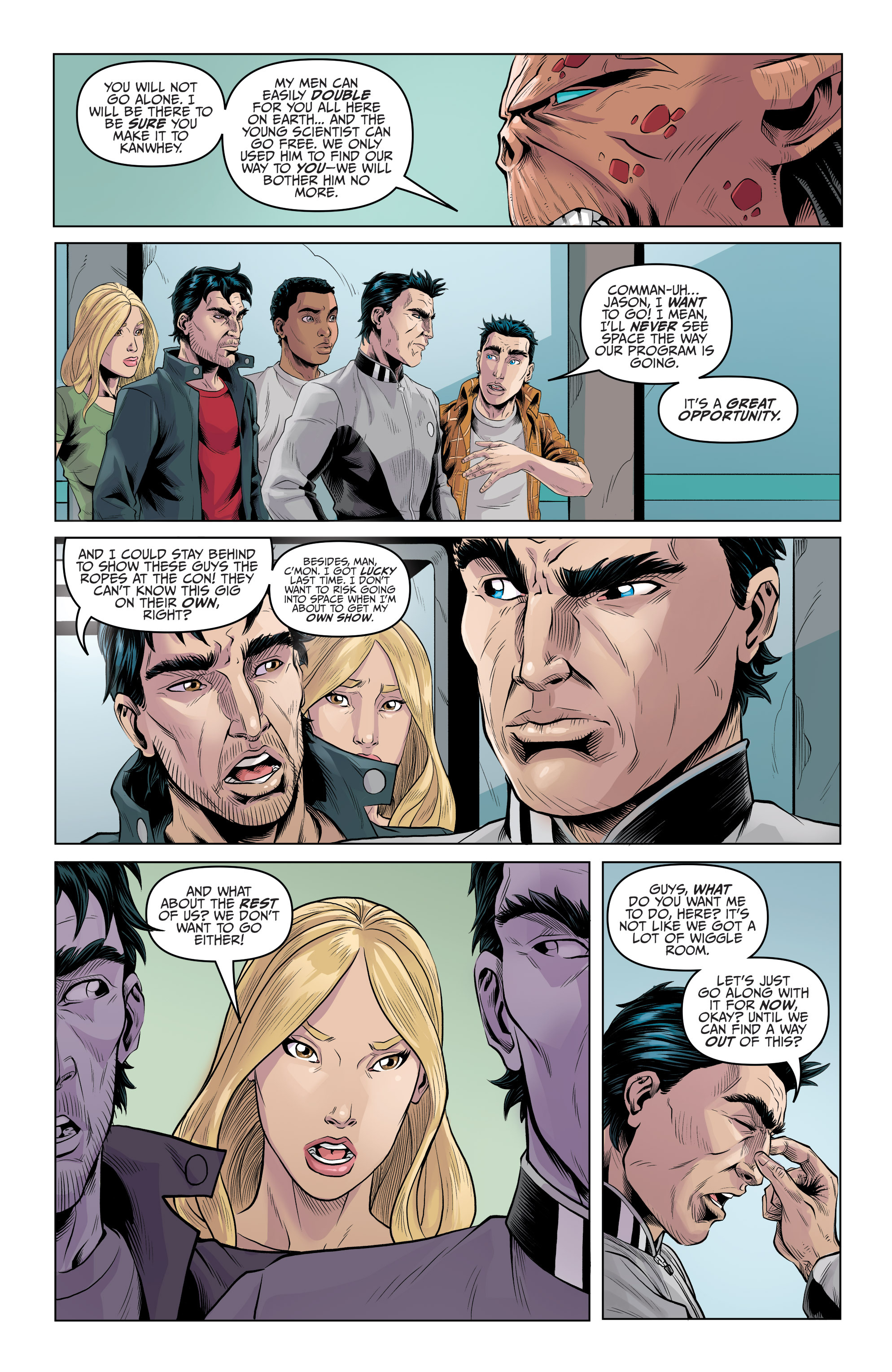 Read online Galaxy Quest: The Journey Continues comic -  Issue #2 - 19