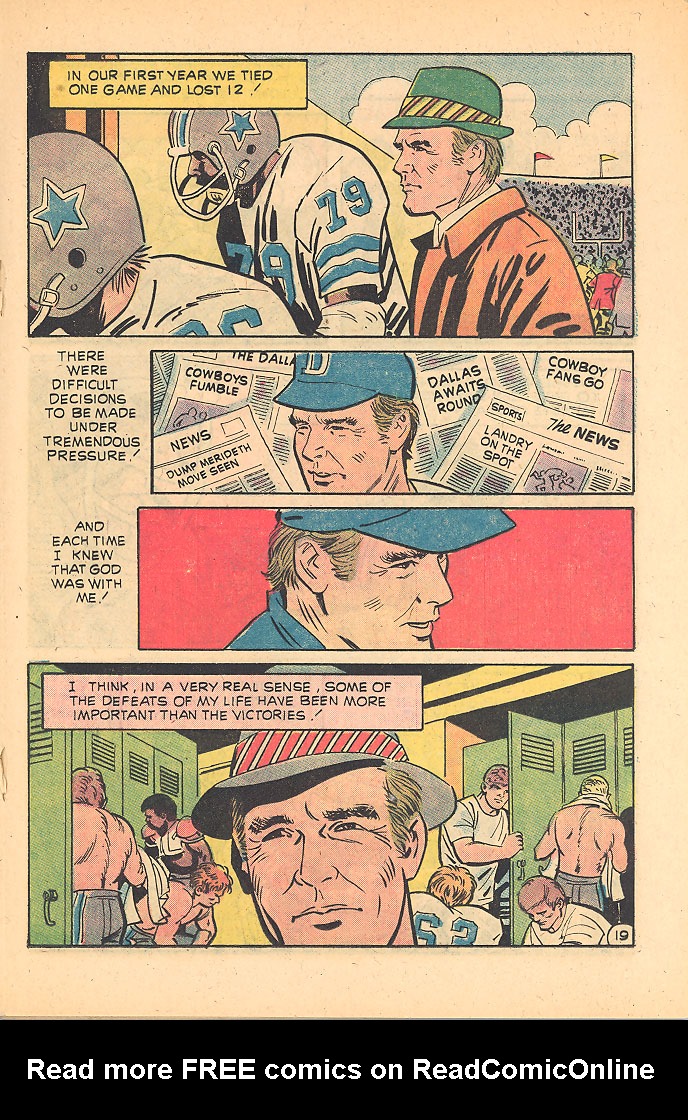 Read online Tom Landry and the Dallas Cowboys comic -  Issue # Full - 21
