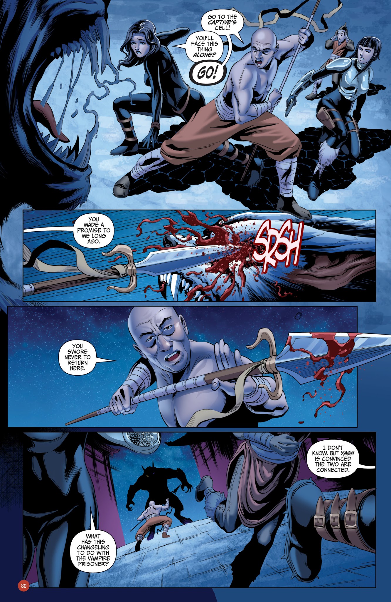 Read online Van Helsing vs. Werewolf comic -  Issue # _TPB 1 - 81