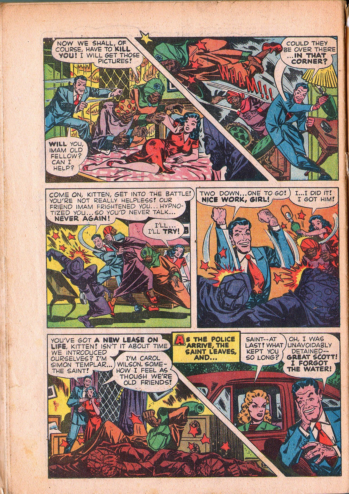 Read online The Saint (1947) comic -  Issue #5 - 50