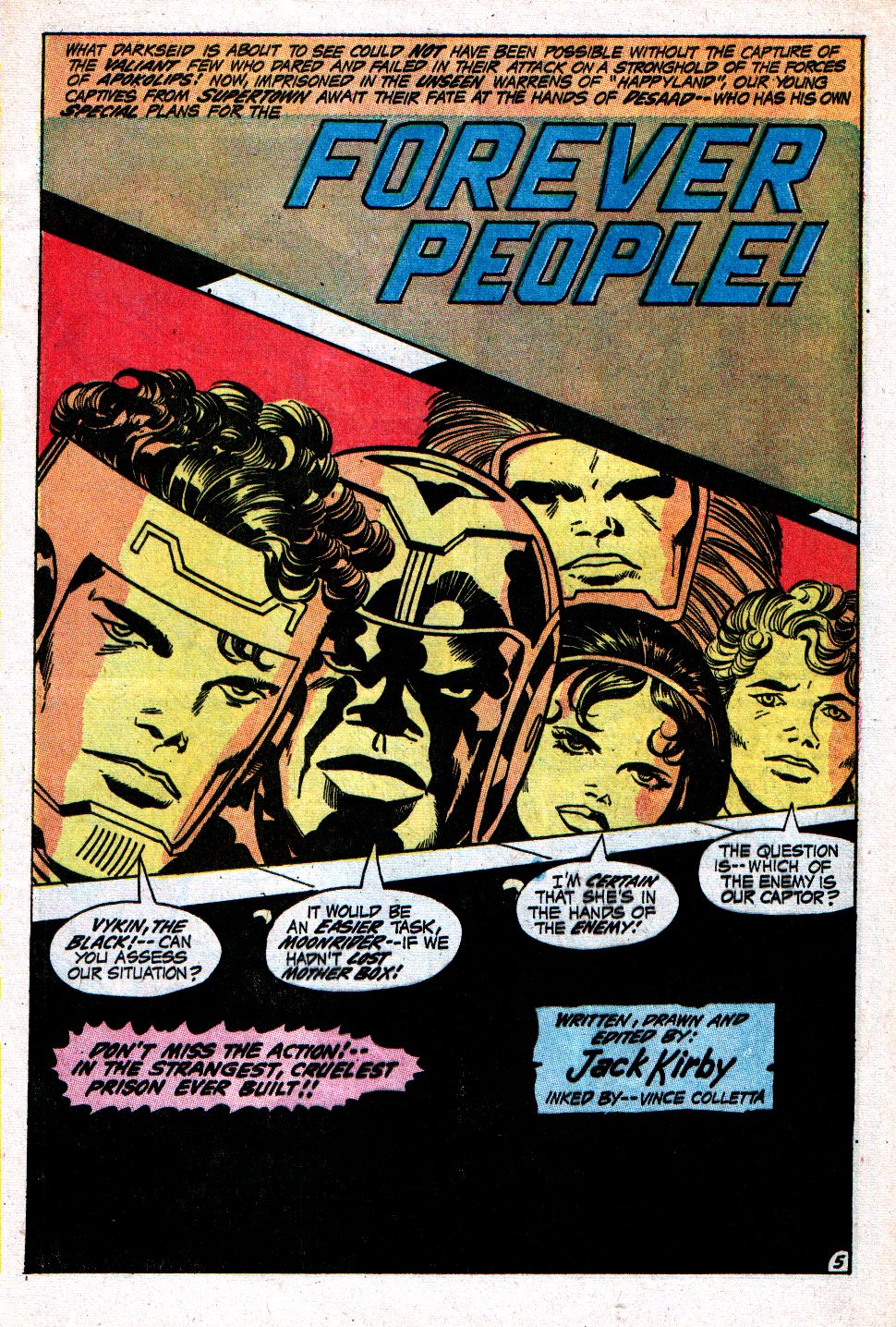 Read online Forever People (1971) comic -  Issue #4 - 6