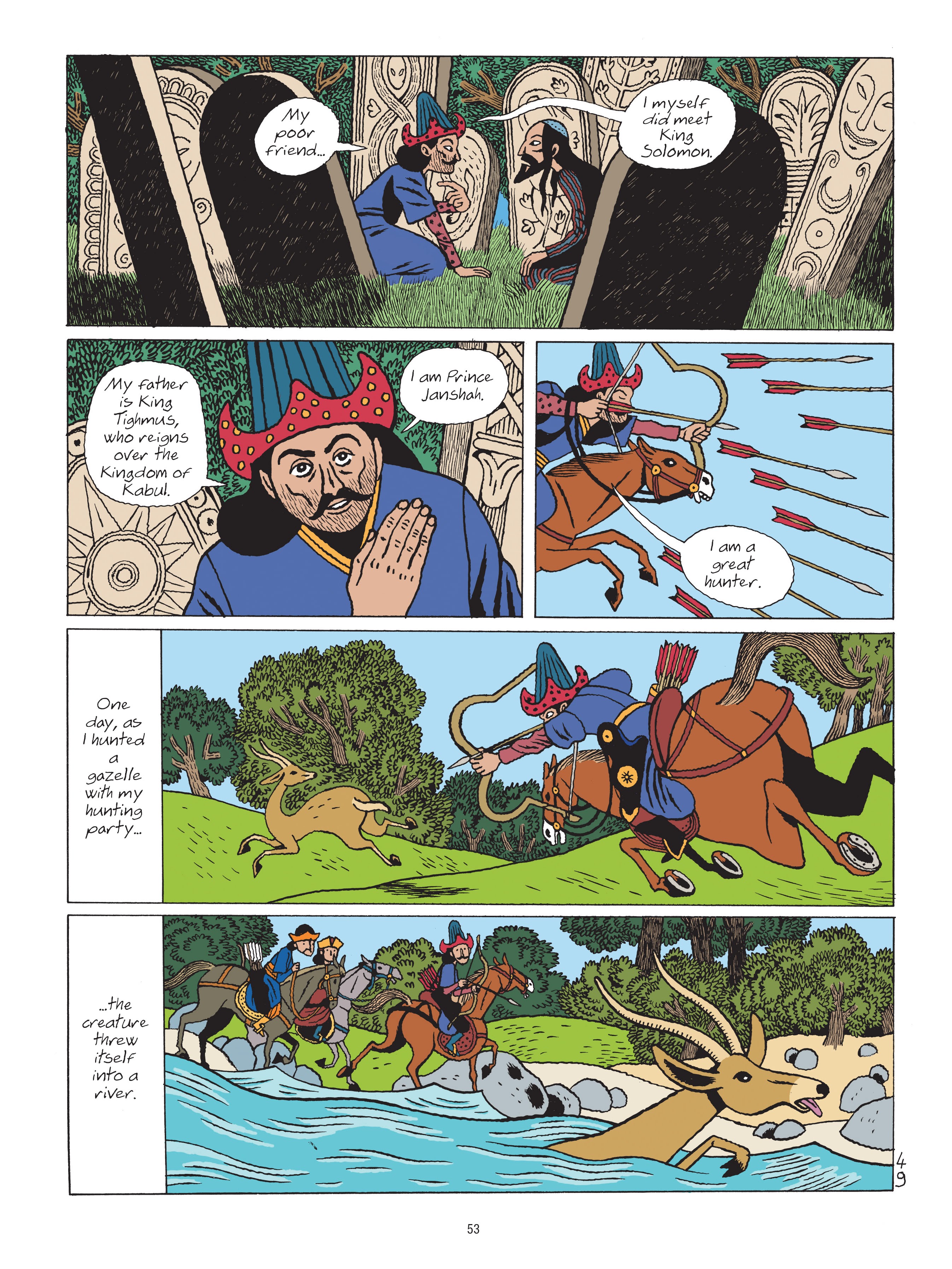 Read online A Tale of a Thousand and One Nights: HASIB & the Queen of Serpents comic -  Issue # TPB - 53