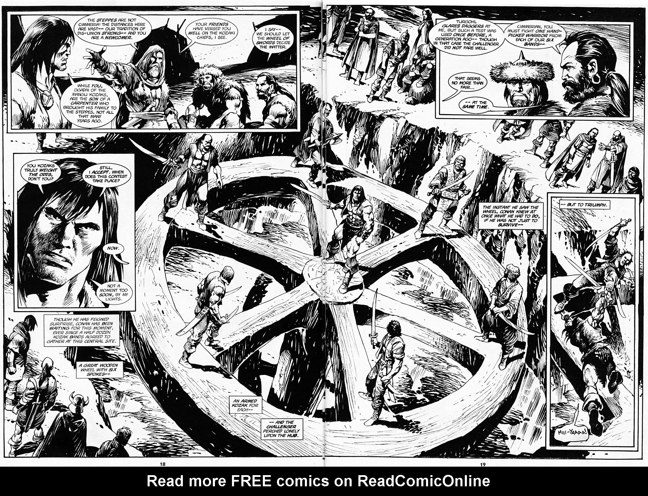 Read online The Savage Sword Of Conan comic -  Issue #218 - 18