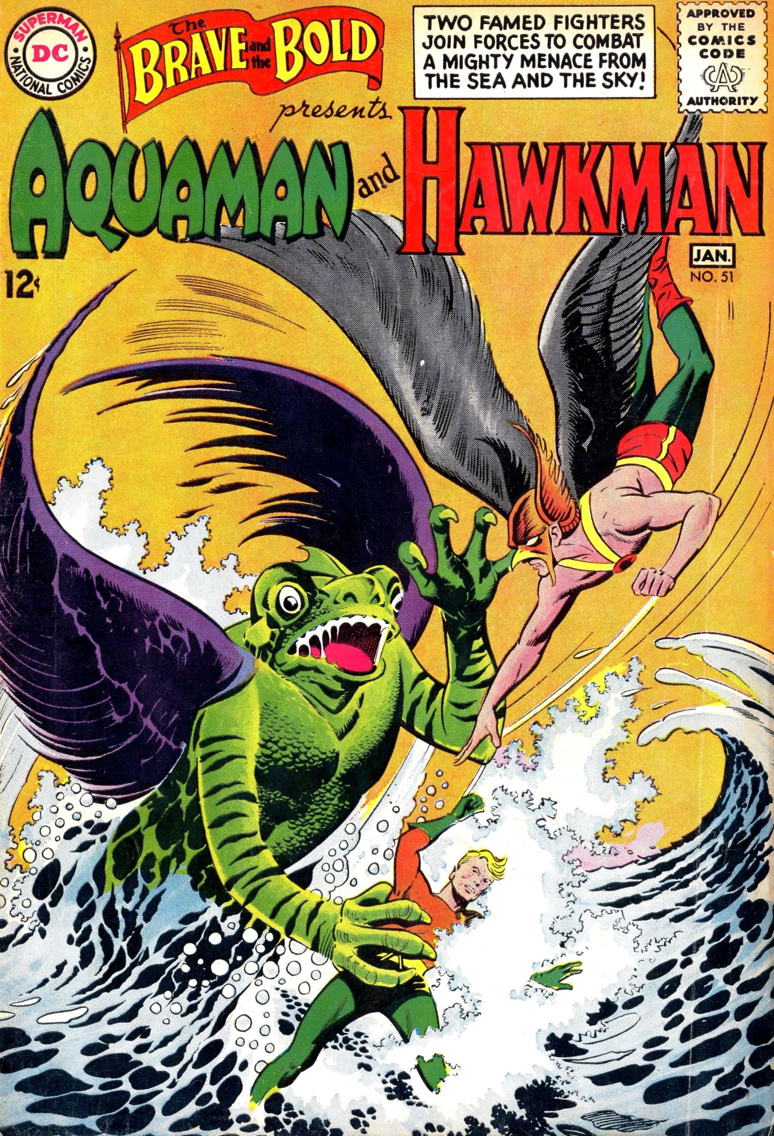 Read online The Brave and the Bold (1955) comic -  Issue #51 - 1