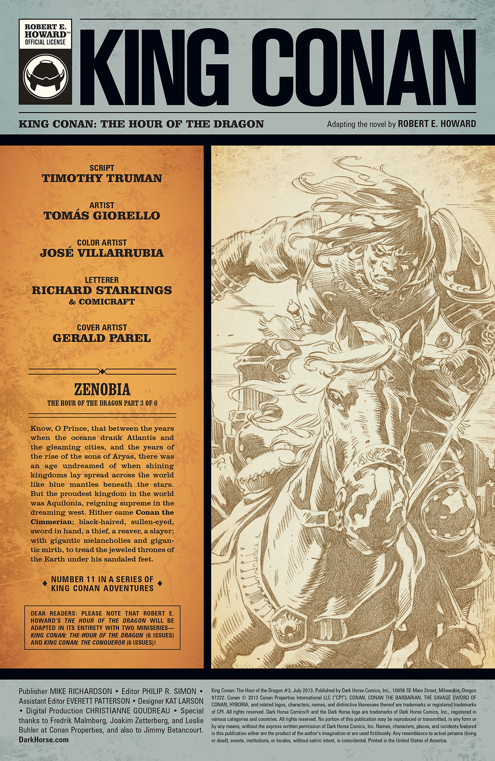Read online King Conan: The Hour of the Dragon comic -  Issue #3 - 2