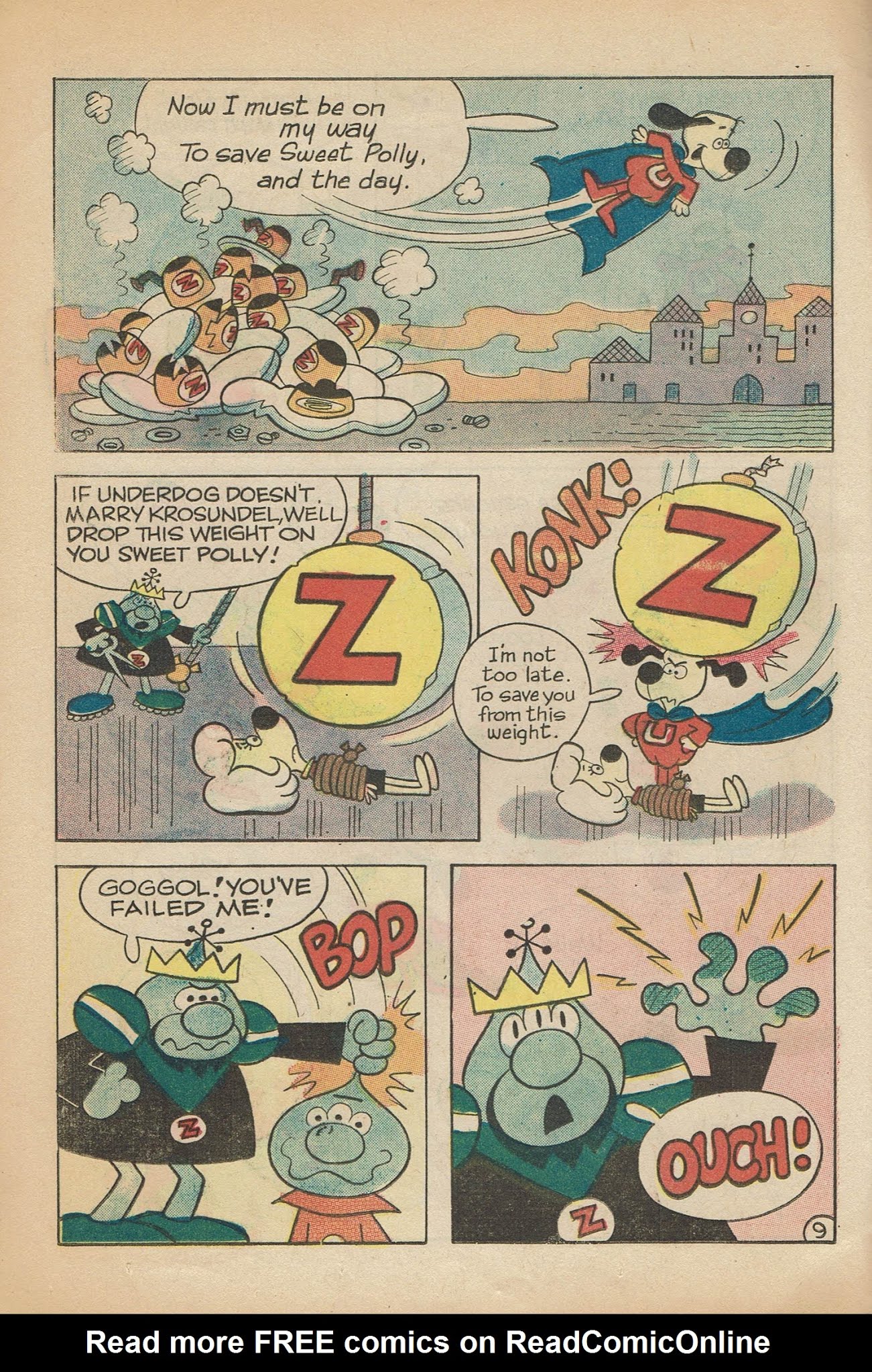 Read online Underdog (1970) comic -  Issue #1 - 12