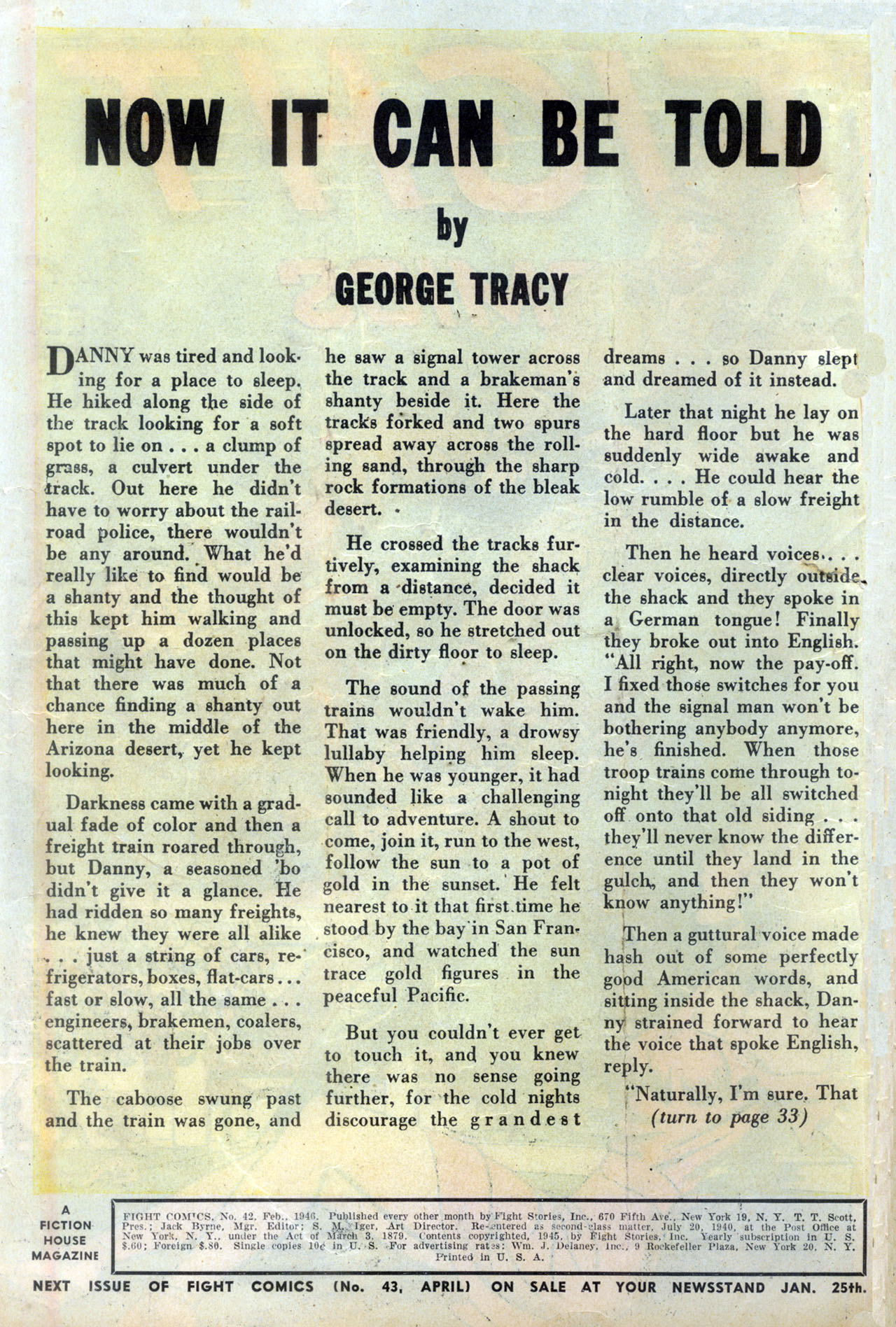 Read online Fight Comics comic -  Issue #42 - 2