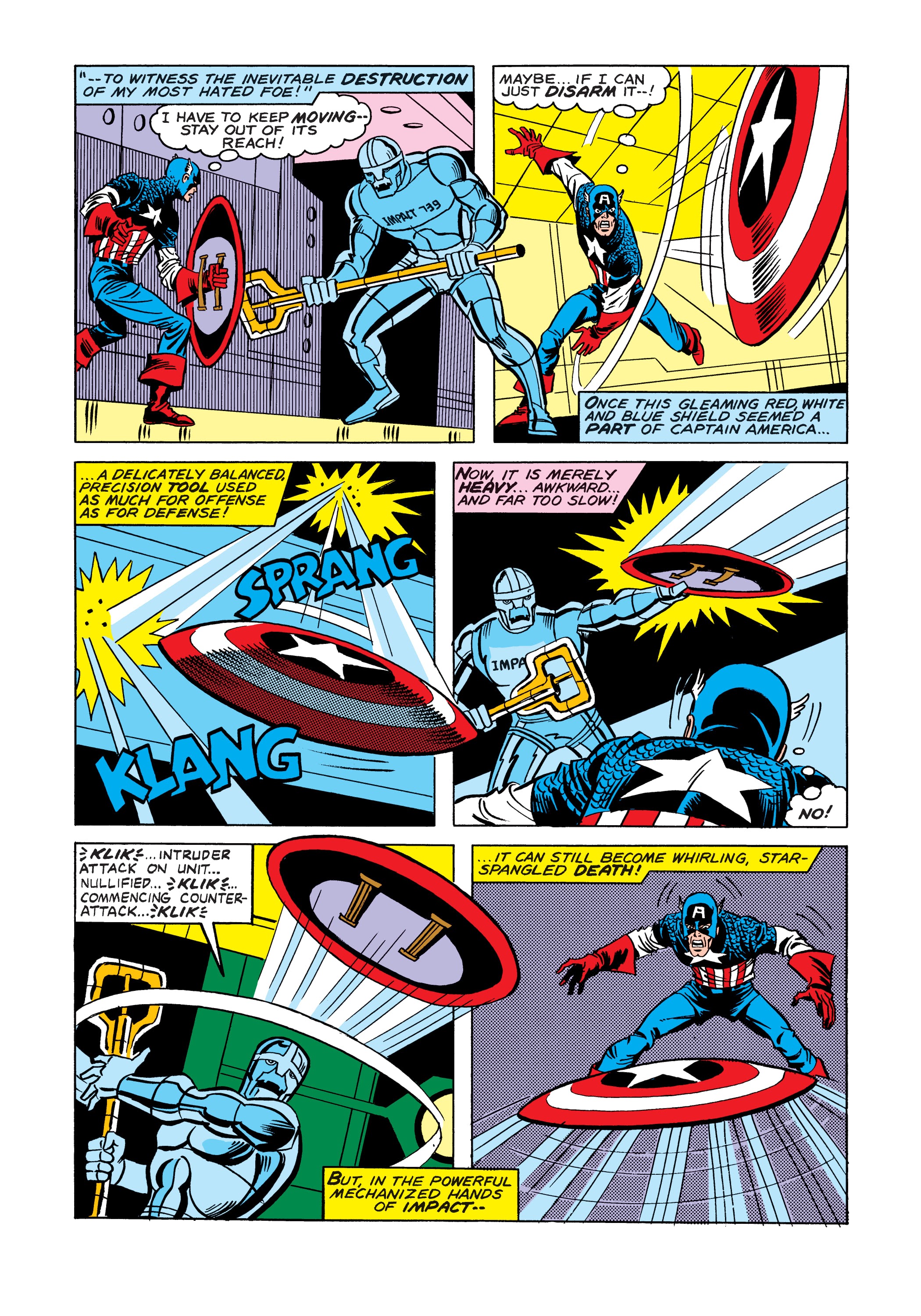 Read online Marvel Masterworks: Captain America comic -  Issue # TPB 12 (Part 2) - 100