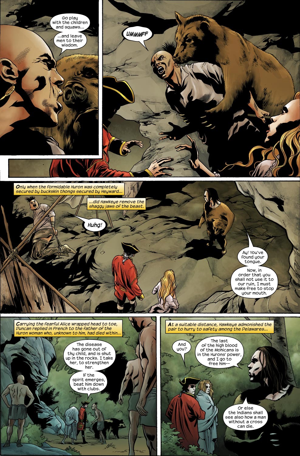 Read online The Last of the Mohicans comic -  Issue #5 - 4
