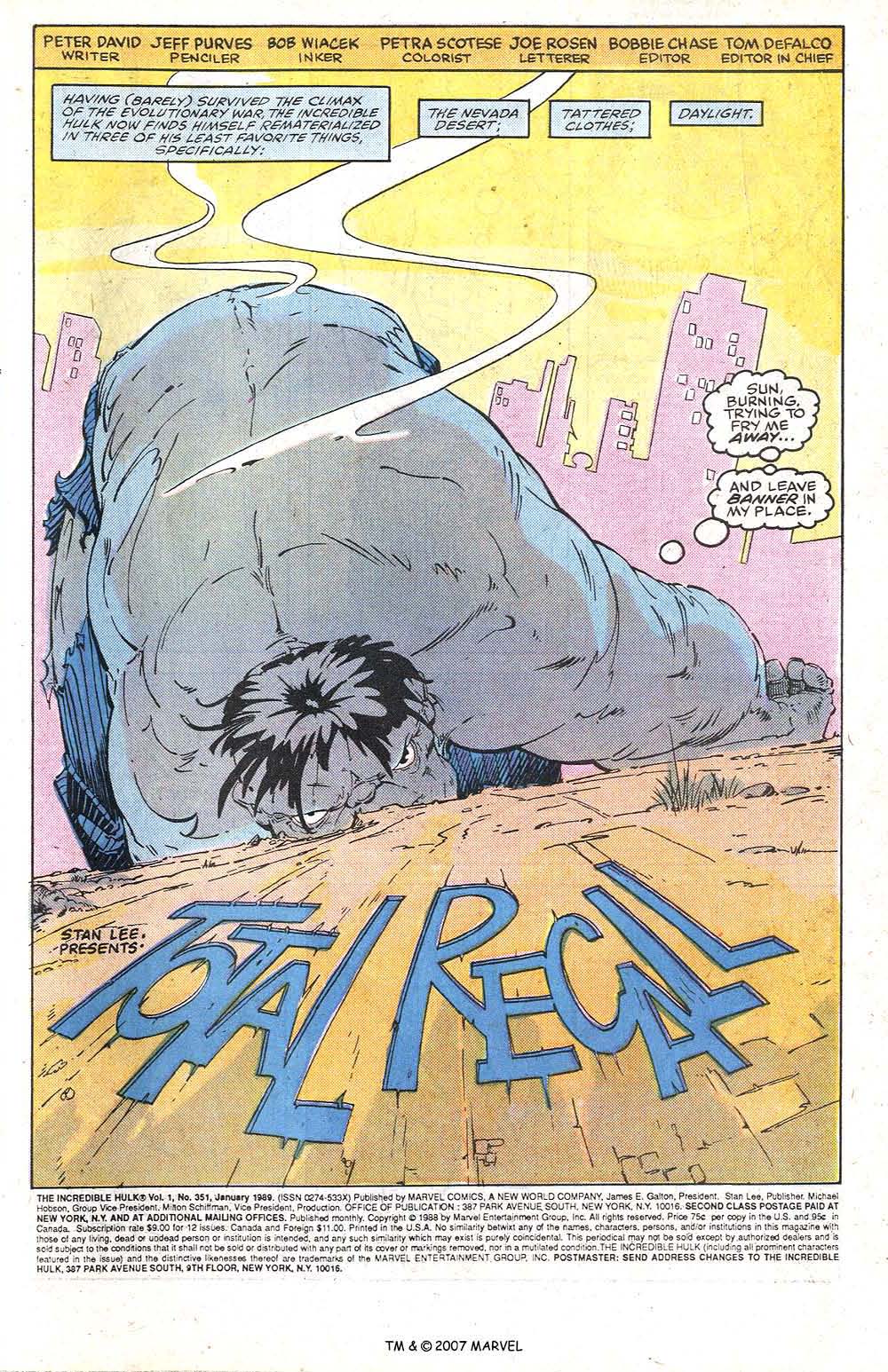 Read online The Incredible Hulk (1968) comic -  Issue #351 - 3