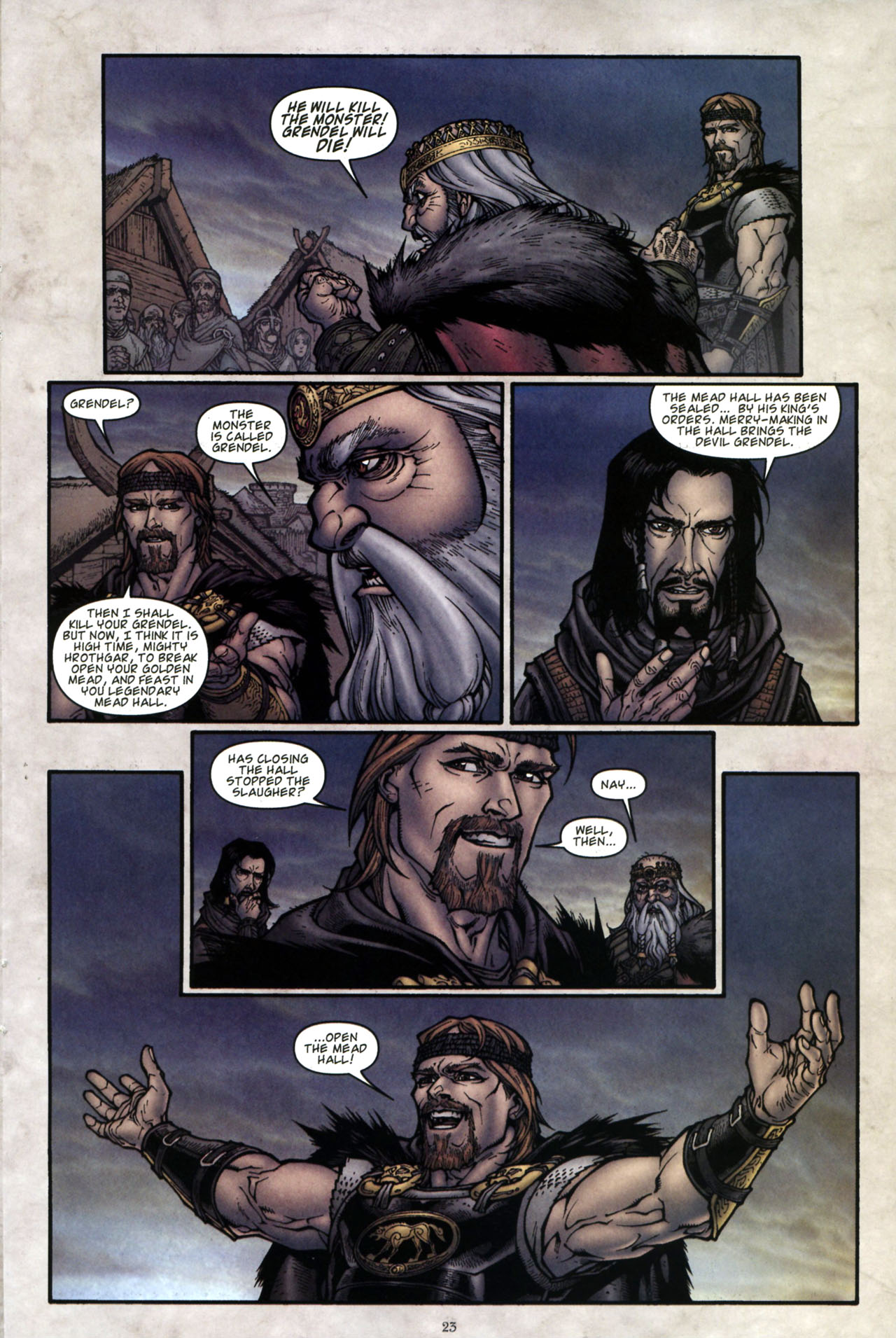 Read online Beowulf (2007) comic -  Issue #1 - 24