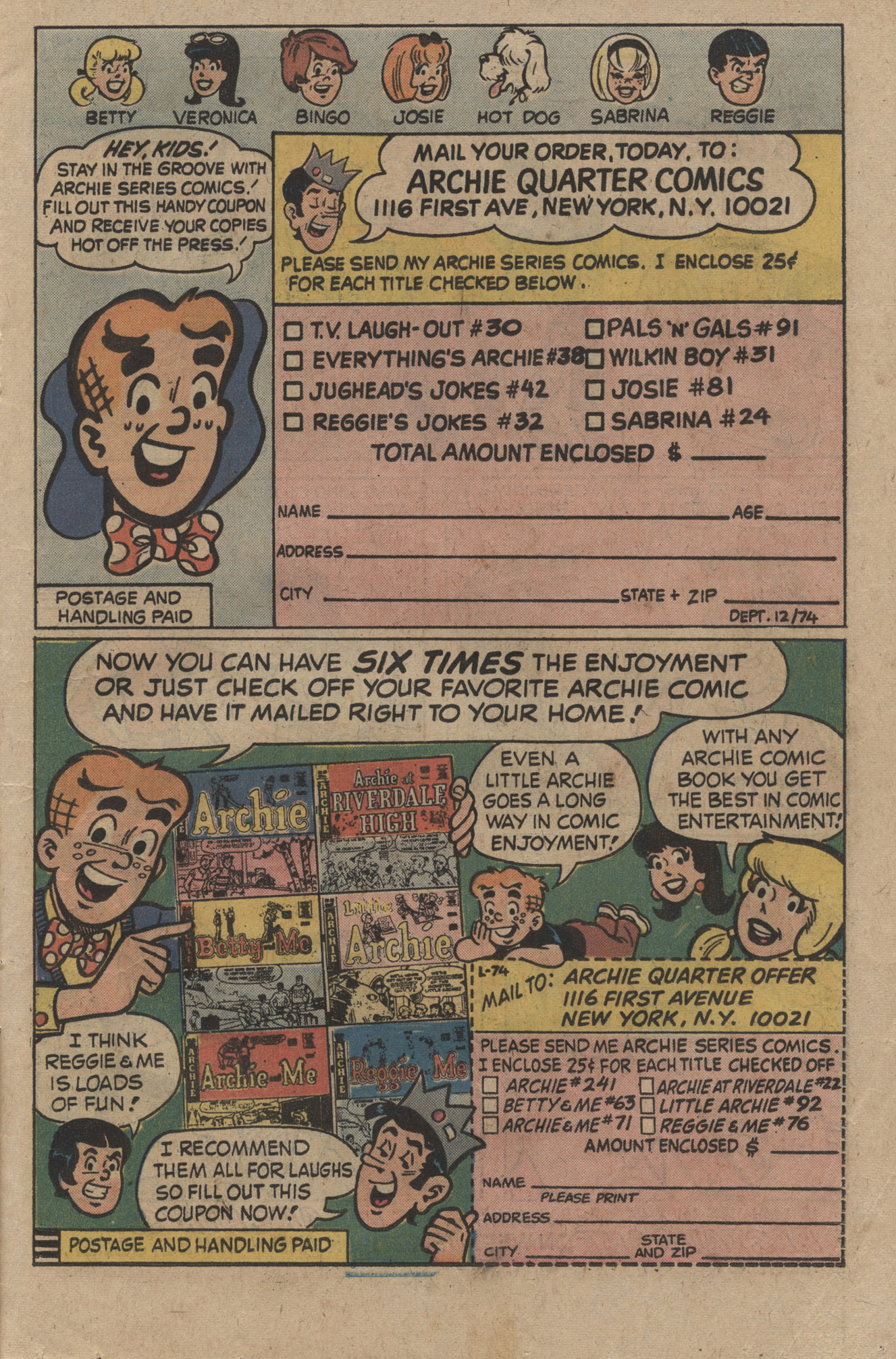 Read online Archie's Joke Book Magazine comic -  Issue #203 - 15