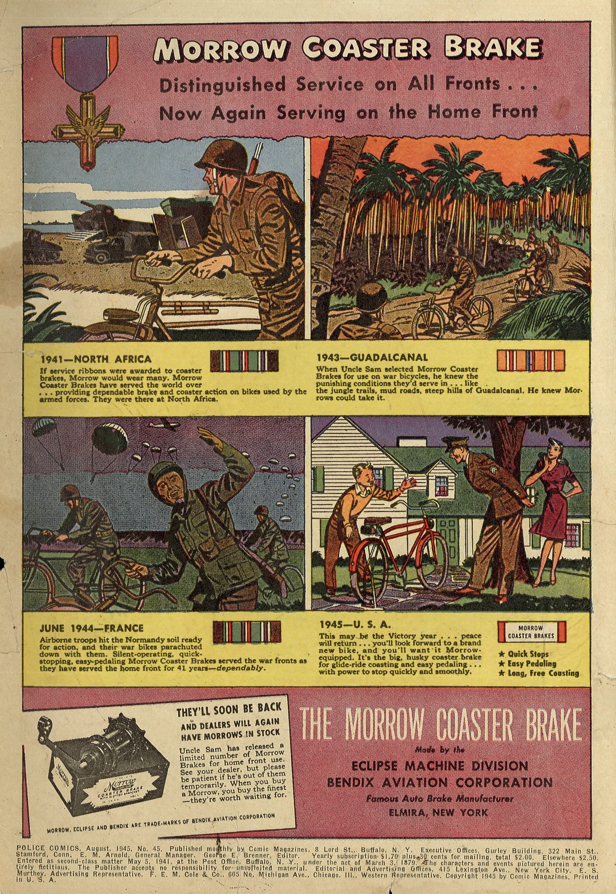 Read online Police Comics comic -  Issue #45 - 2