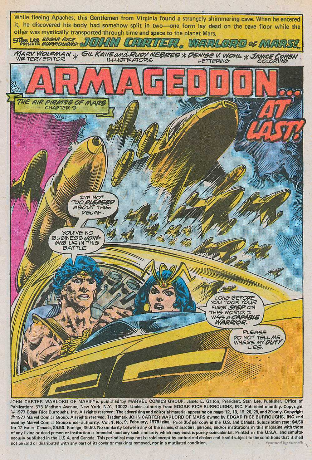 Read online John Carter Warlord of Mars comic -  Issue #9 - 3