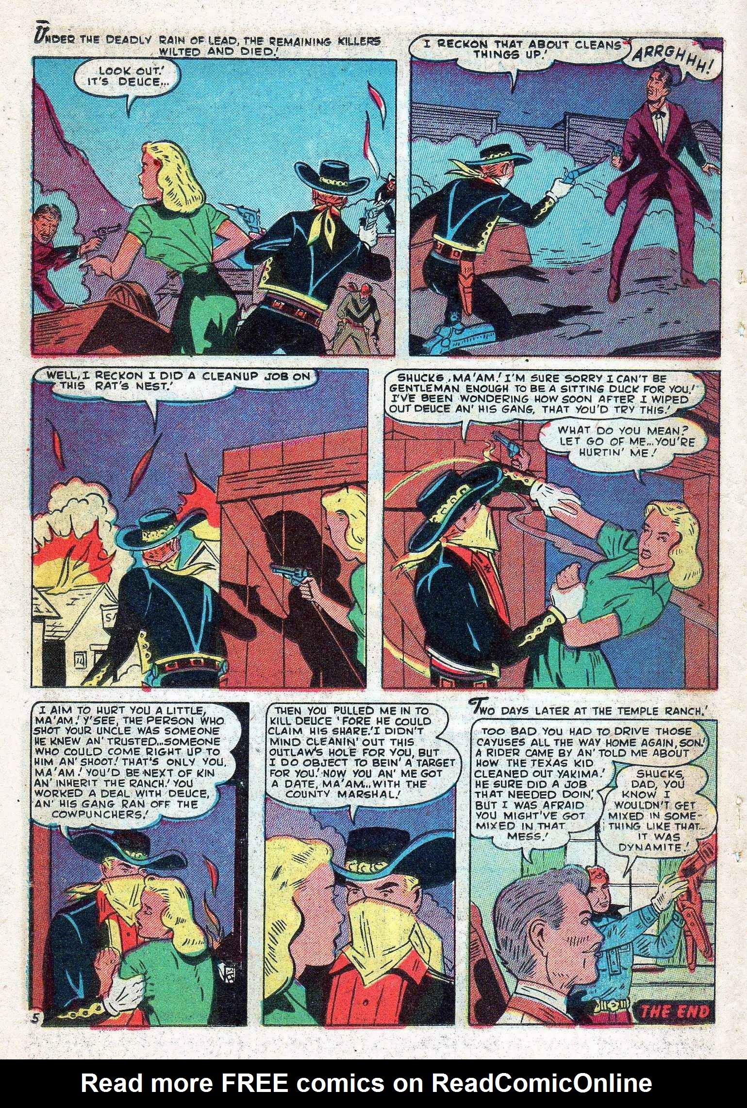Read online Texas Kid comic -  Issue #9 - 16