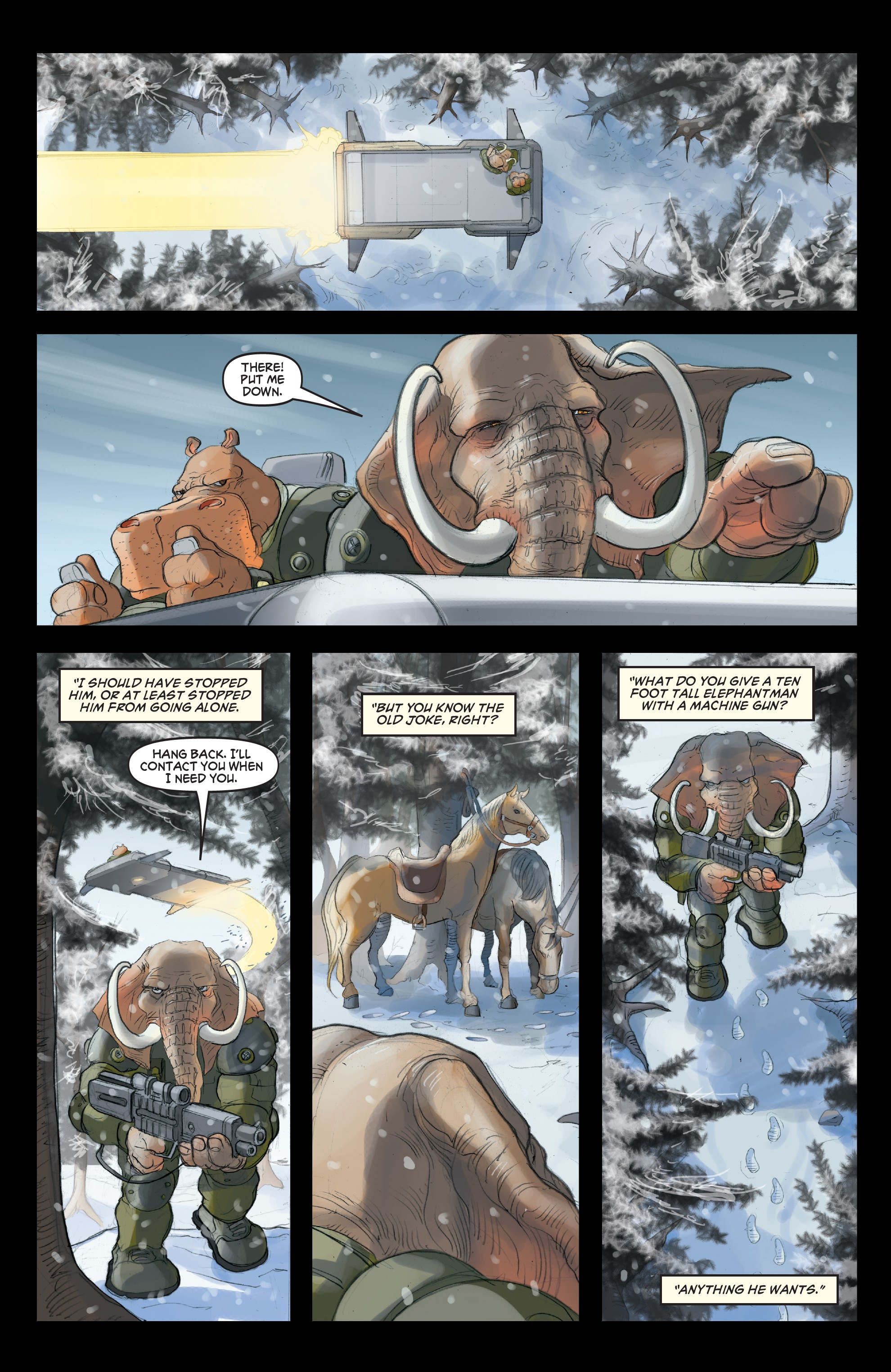 Read online Elephantmen: The Death of Shorty comic -  Issue # _TPB - 15