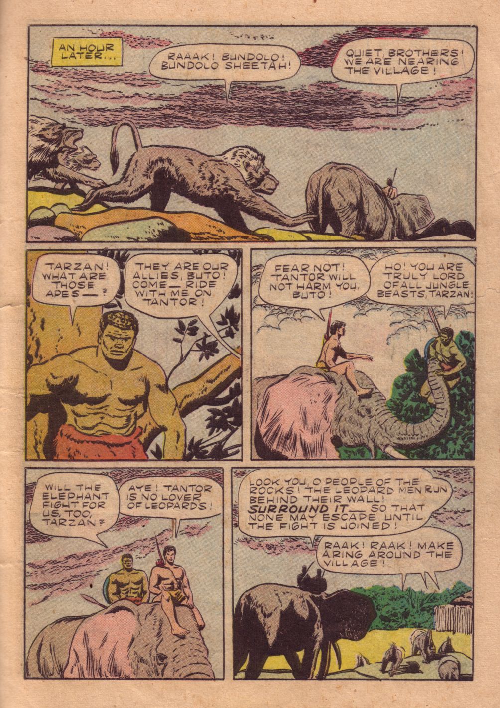 Read online Tarzan (1948) comic -  Issue #40 - 35