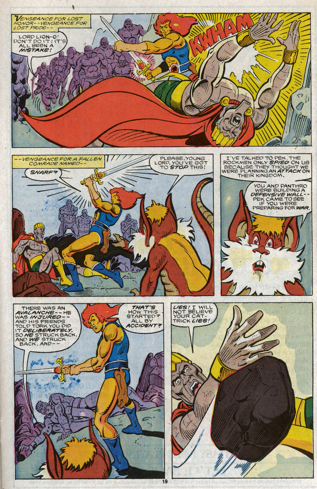 Read online ThunderCats (1985) comic -  Issue #9 - 27