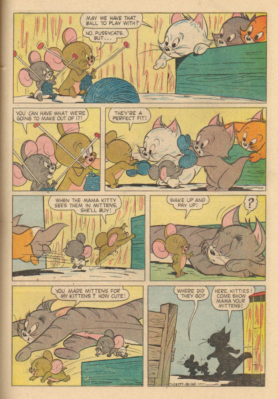 Read online M.G.M.'s Tom and Jerry's Winter Fun comic -  Issue #7 - 67