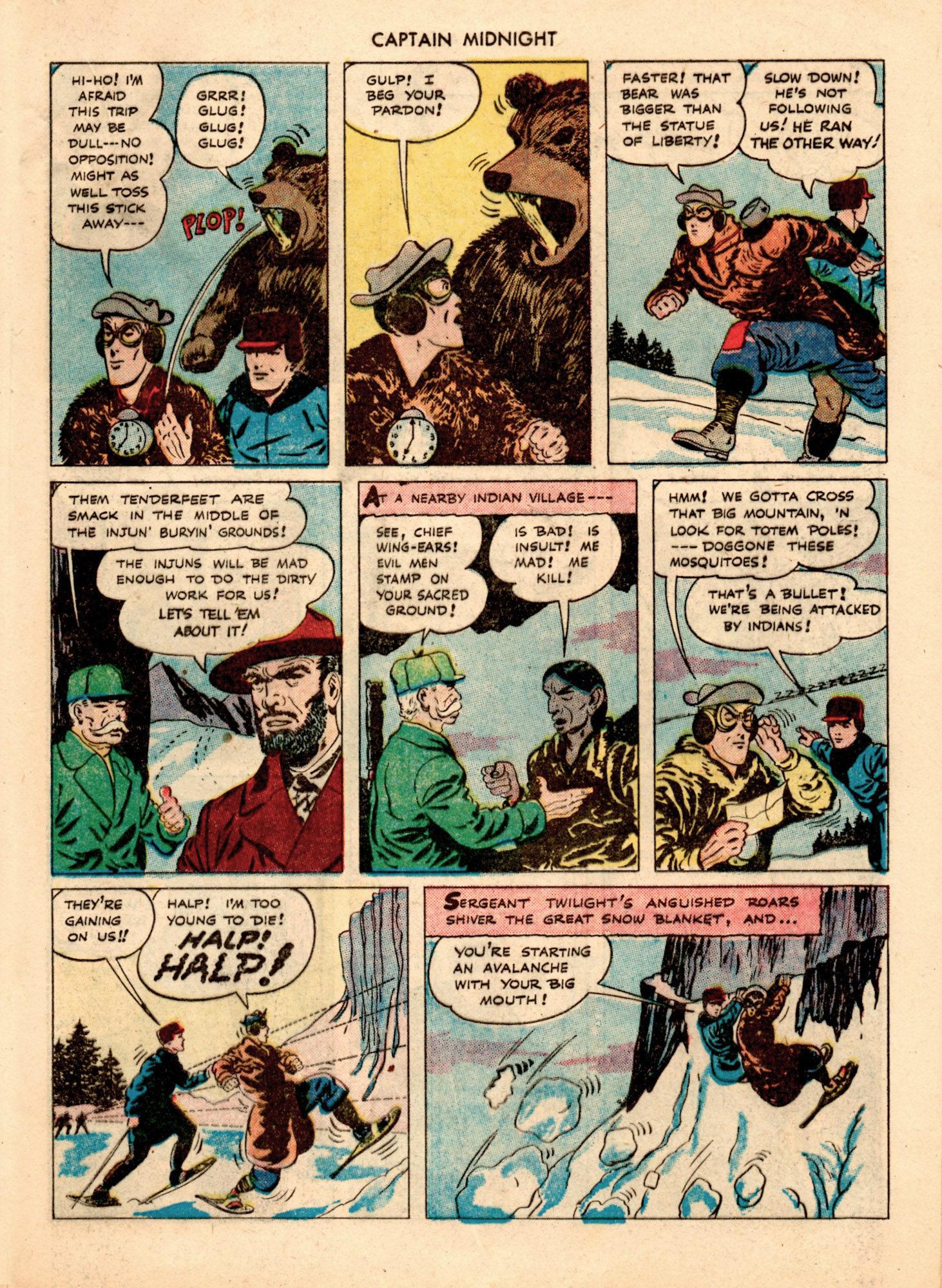 Read online Captain Midnight (1942) comic -  Issue #34 - 17