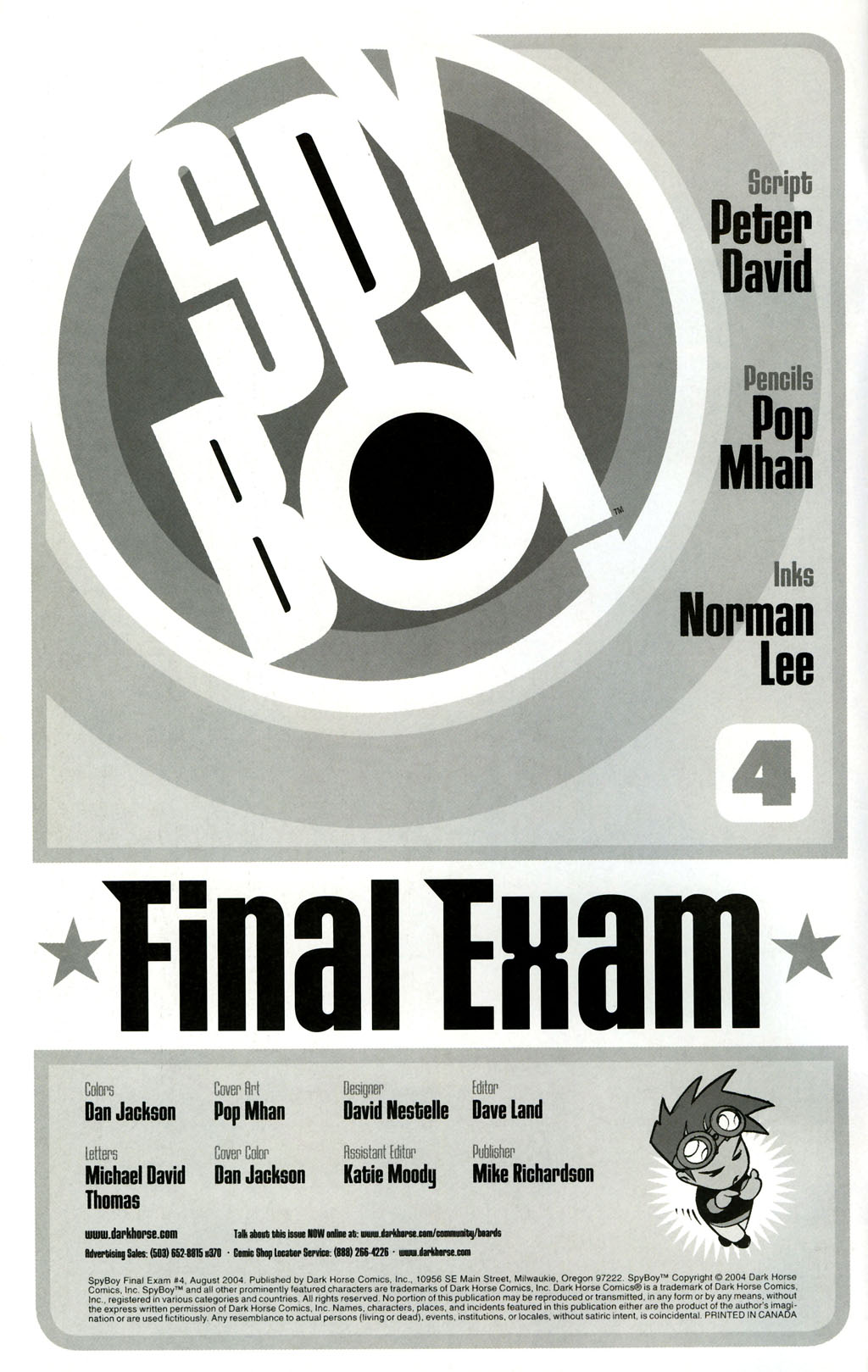 Read online SpyBoy: Final Exam comic -  Issue #4 - 2