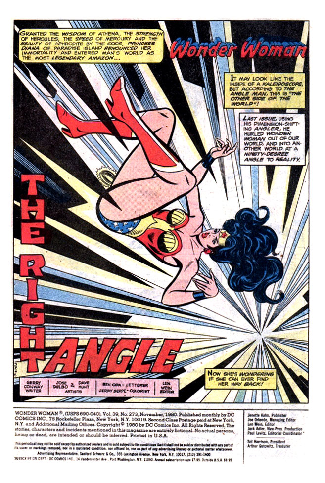 Read online Wonder Woman (1942) comic -  Issue #273 - 2