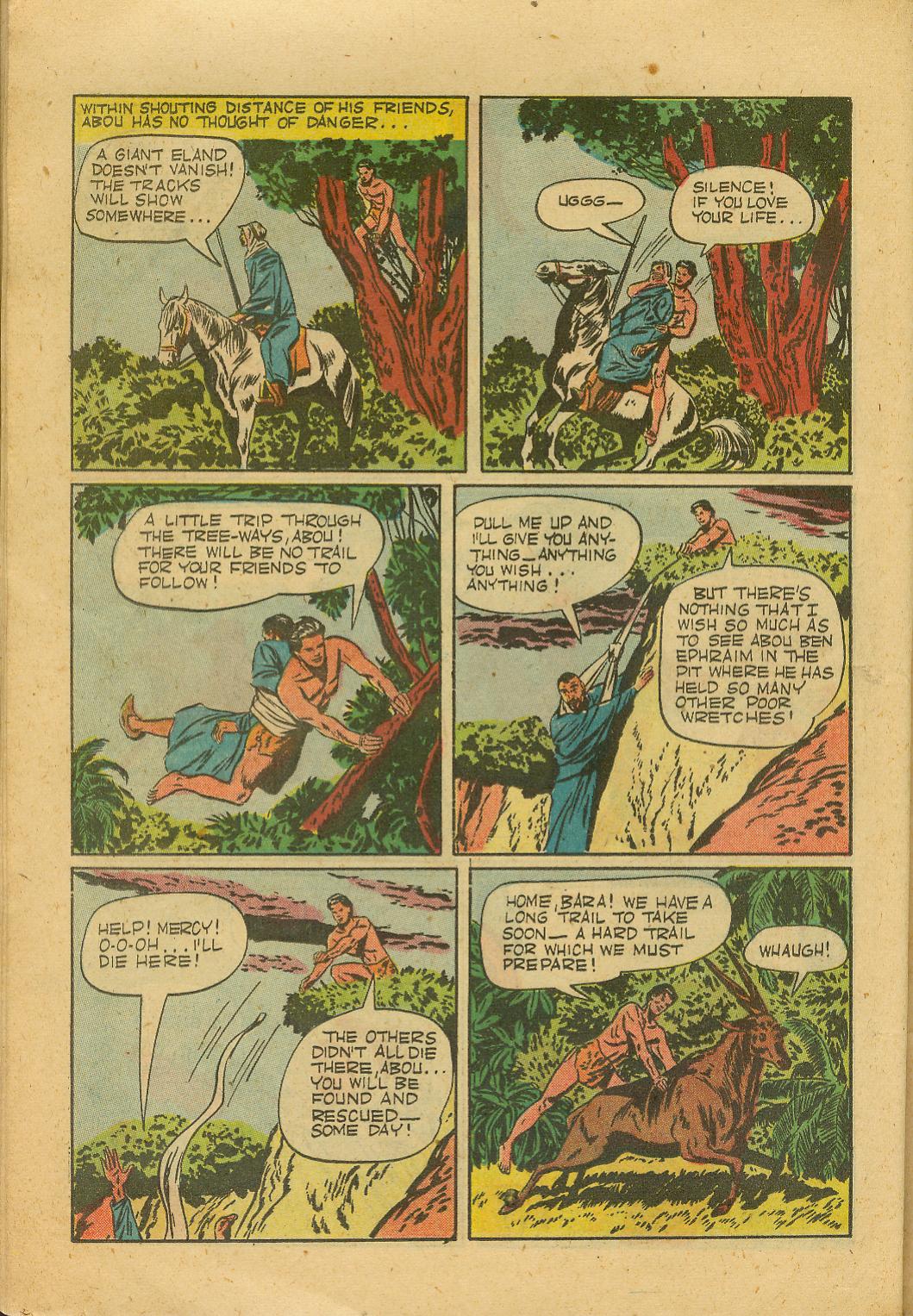 Read online Tarzan (1948) comic -  Issue #17 - 26