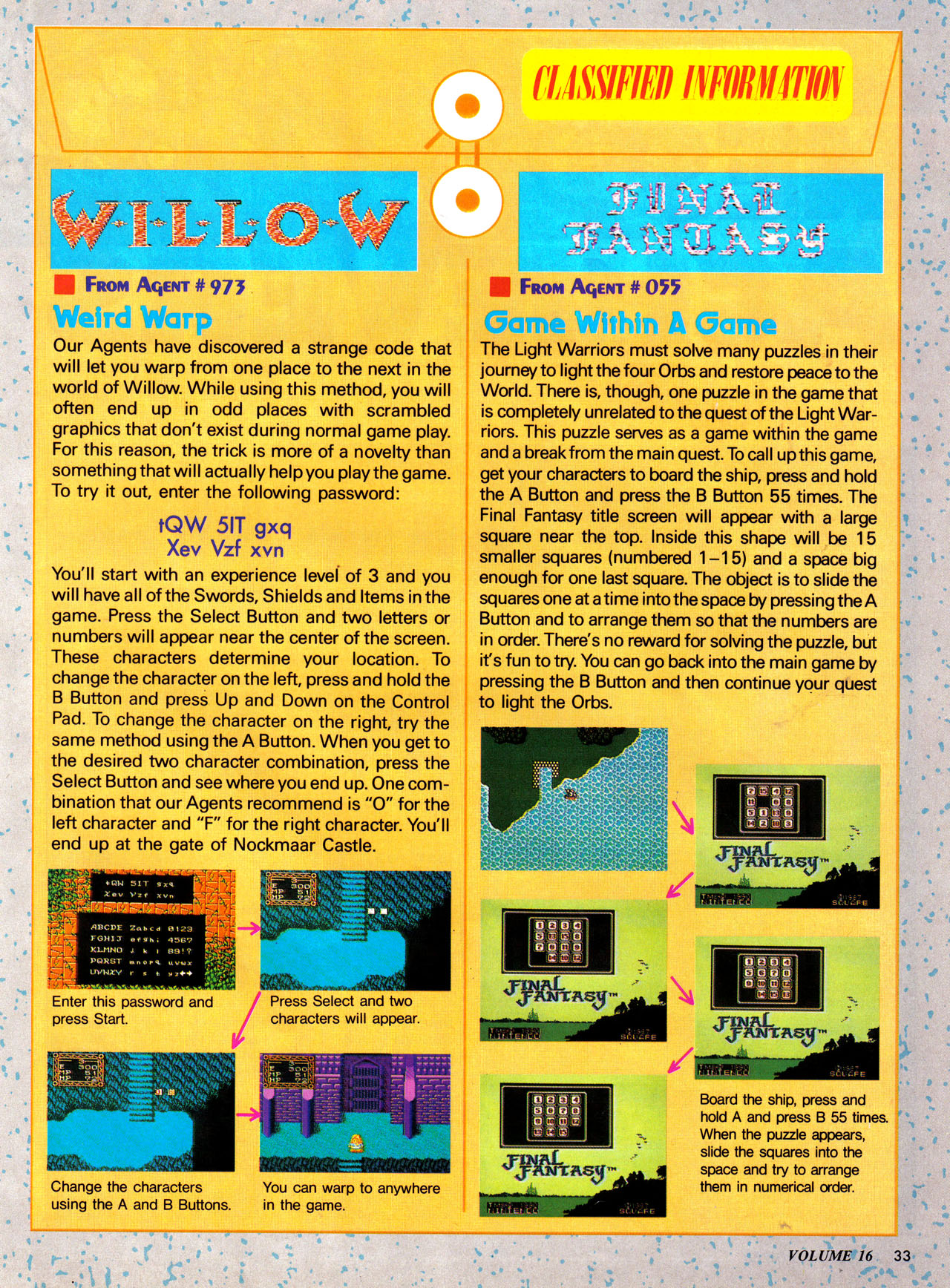 Read online Nintendo Power comic -  Issue #16 - 34