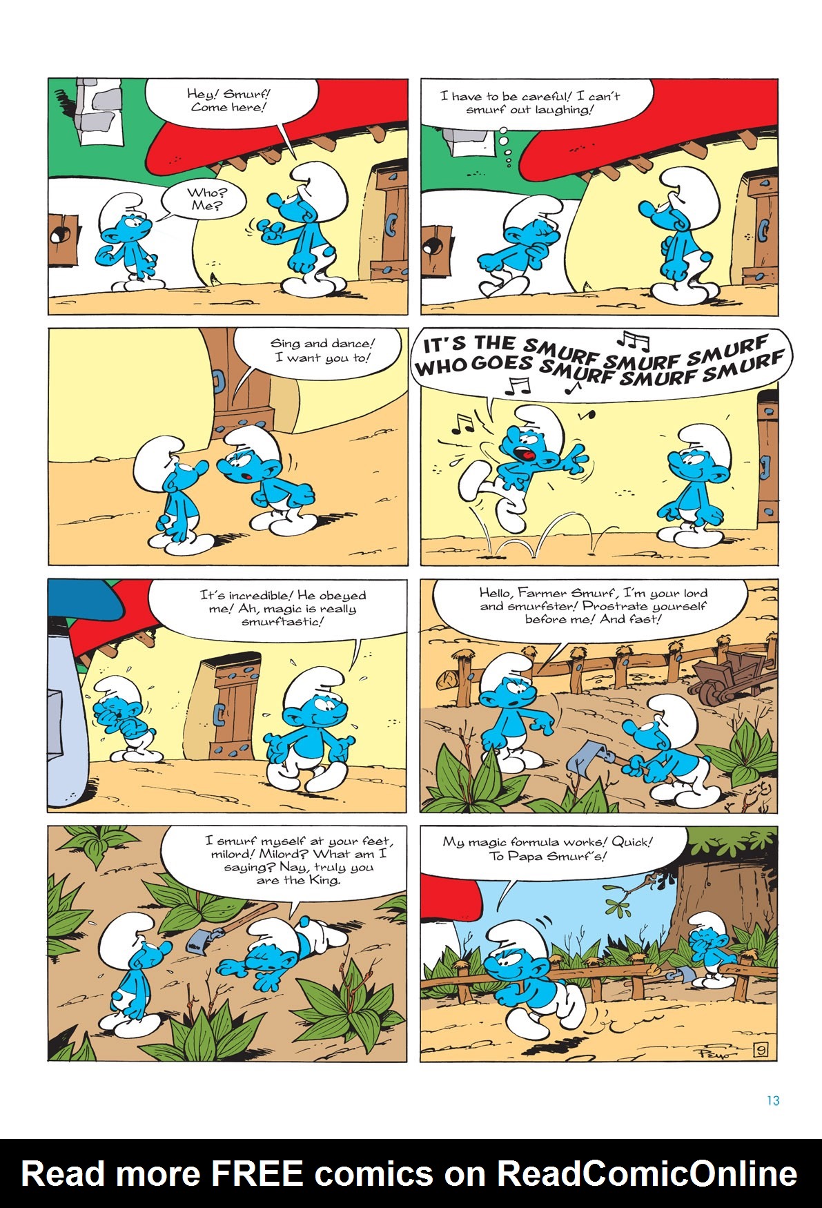 Read online The Smurfs comic -  Issue #8 - 13