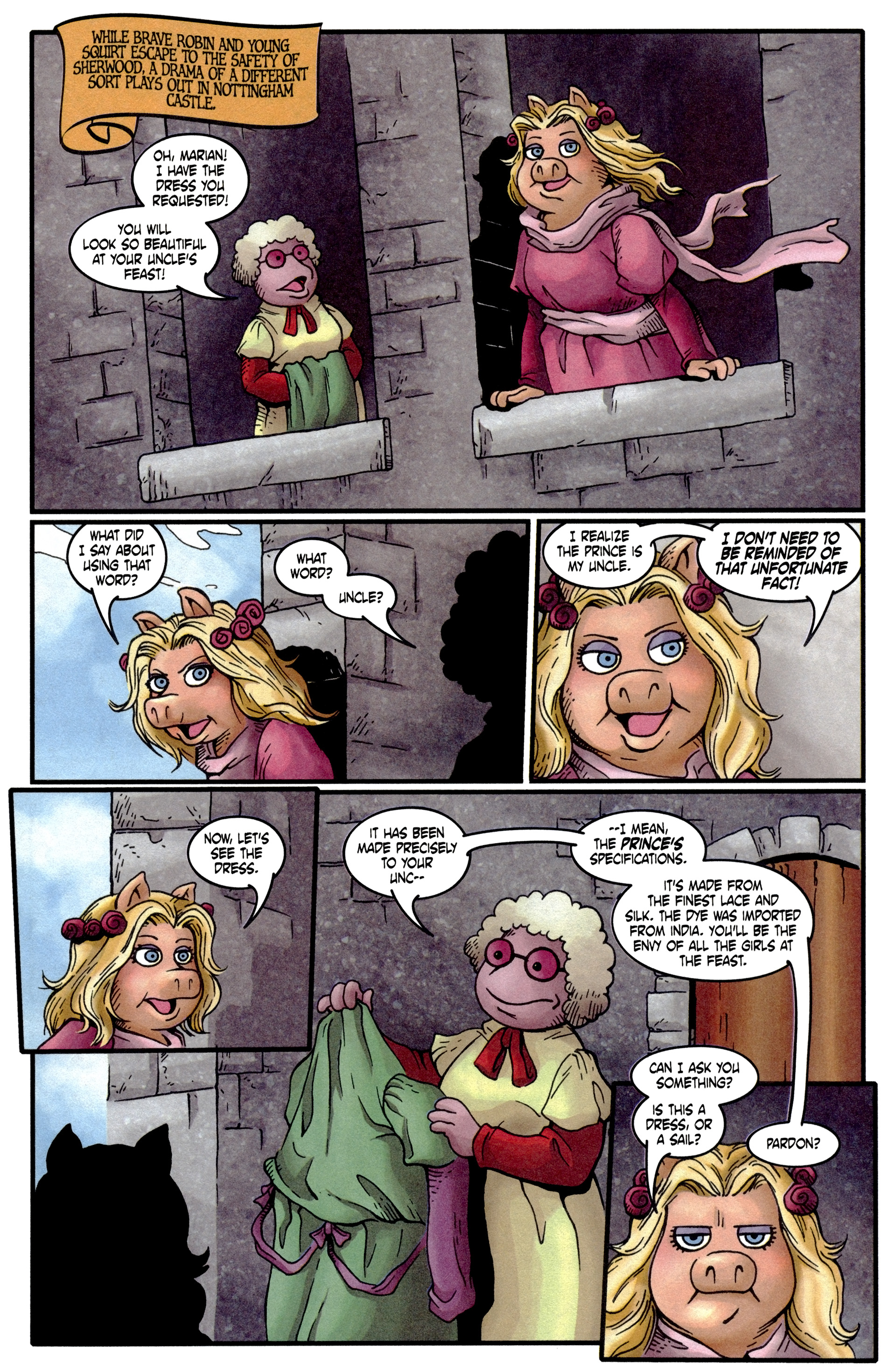 Read online Muppet Robin Hood comic -  Issue #1 - 13