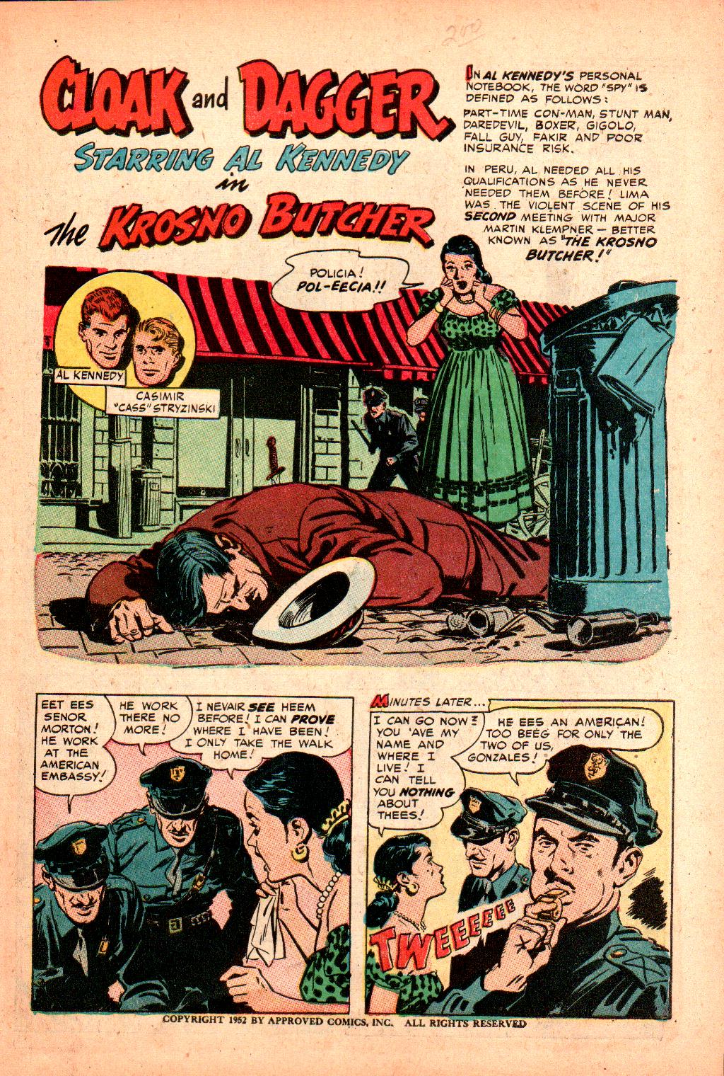 Read online Cloak and Dagger (1952) comic -  Issue # Full - 3